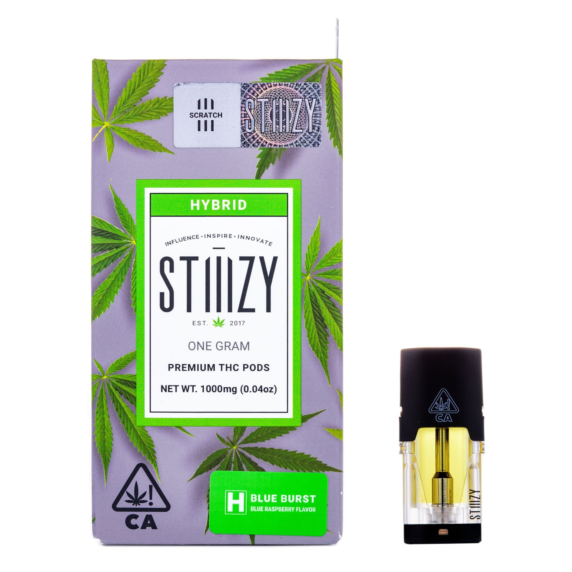 Blue Burst - 1G Regular Pod *SPECIAL PRICING**B2G1 EVERYDAY* - STIIIZY - Blue Burst (H) - $21.50 - Cartridges