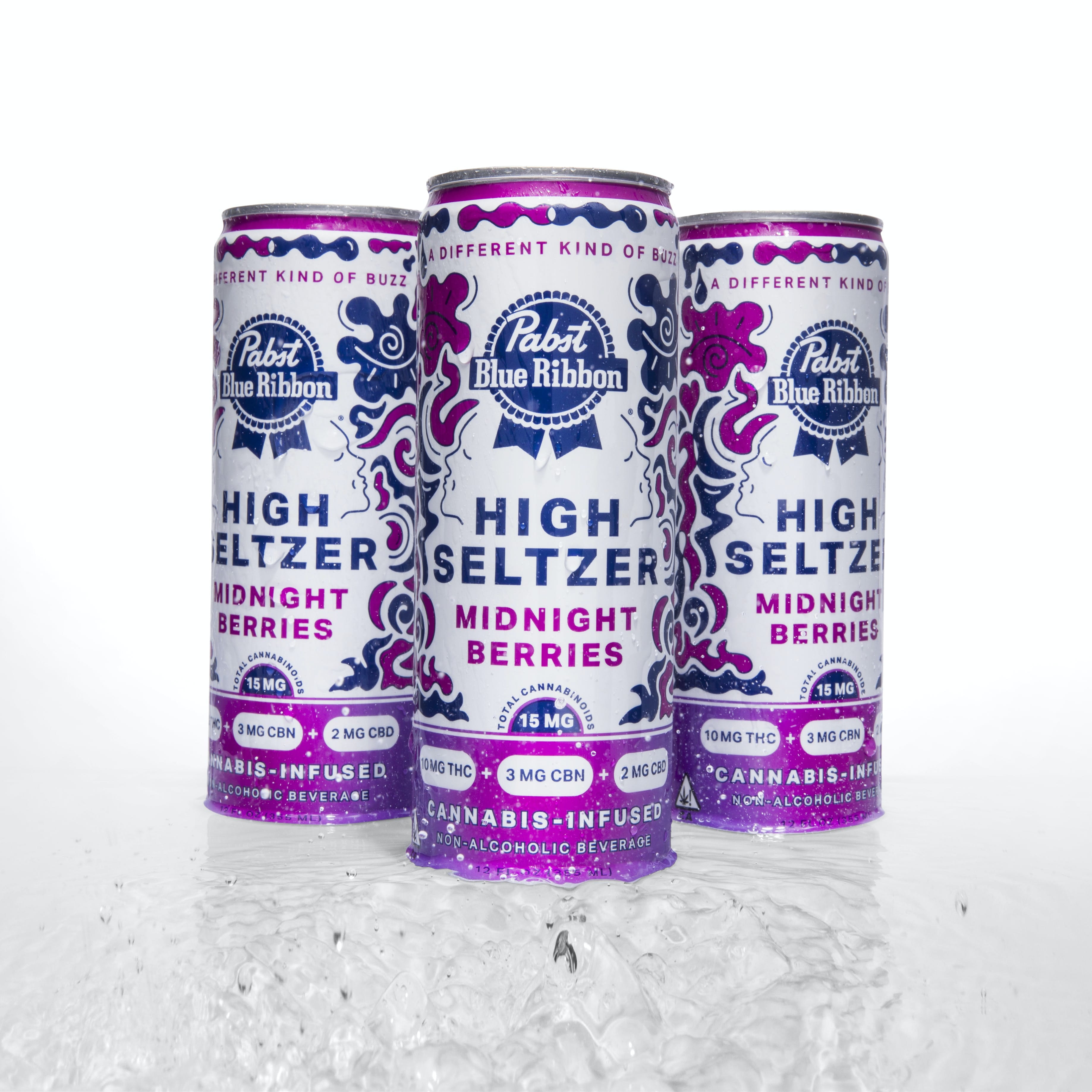 Midnight Berries | 10mg THC + 3mg CBN + 2mg CBD | Single Can - Pabst (PBR) -  - $6.50 - Beverages/Drinks
