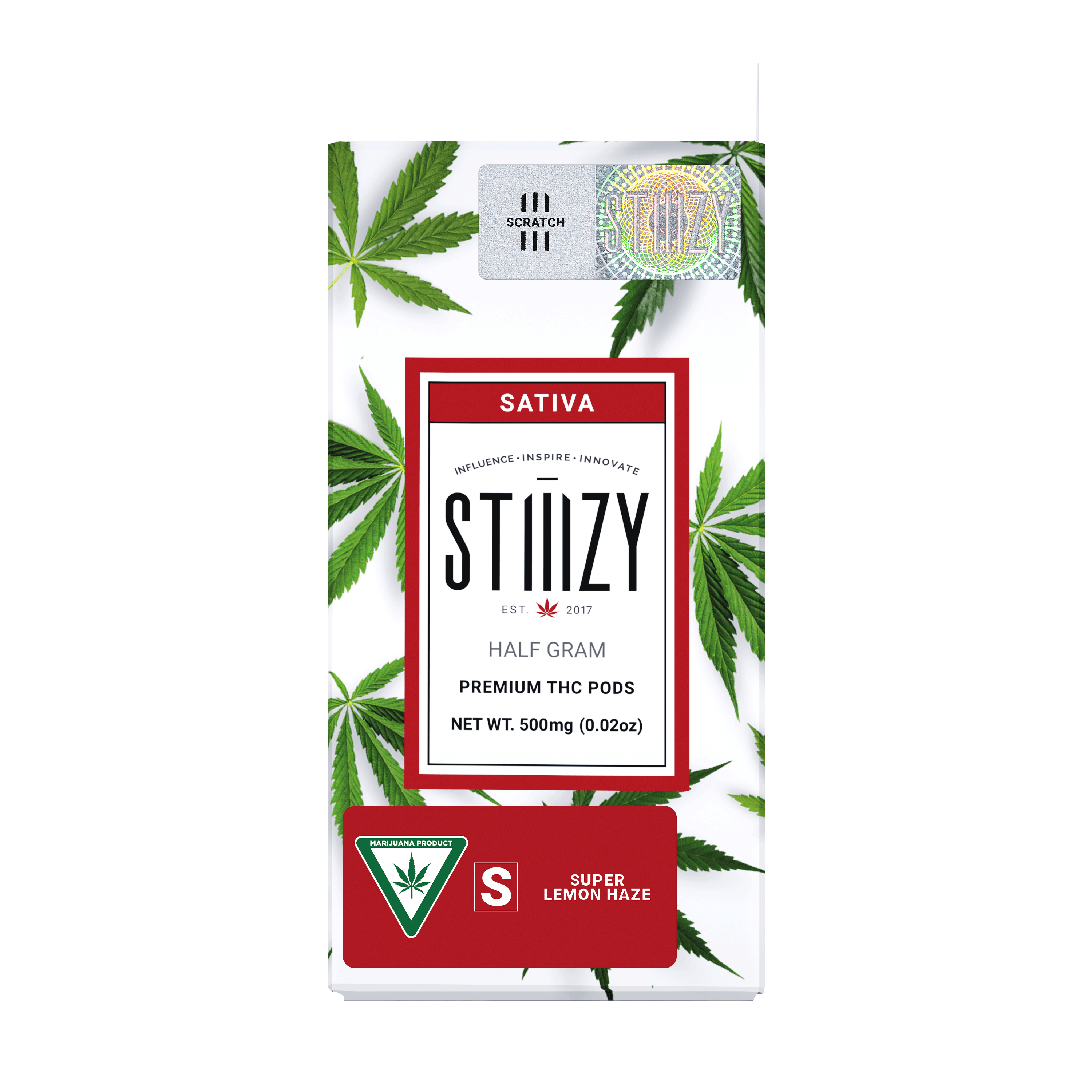 Pod: Super Lemon Haze - .5g - STIIIZY -  - $15 - Cartridges / Pens