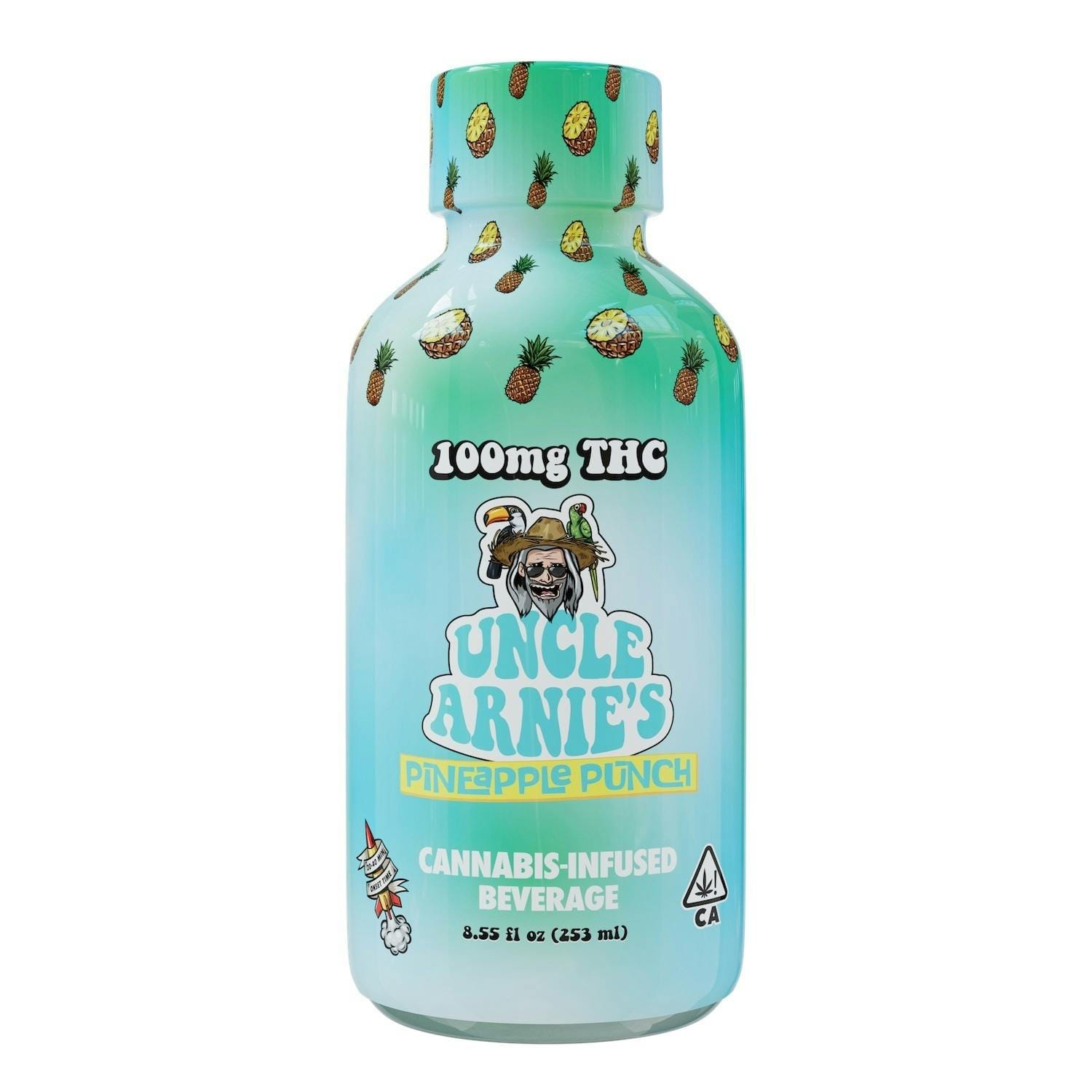 Pineapple Paradise - Beverage - Uncle Arnies - 8oz (100mg) - $9.99 - Edibles