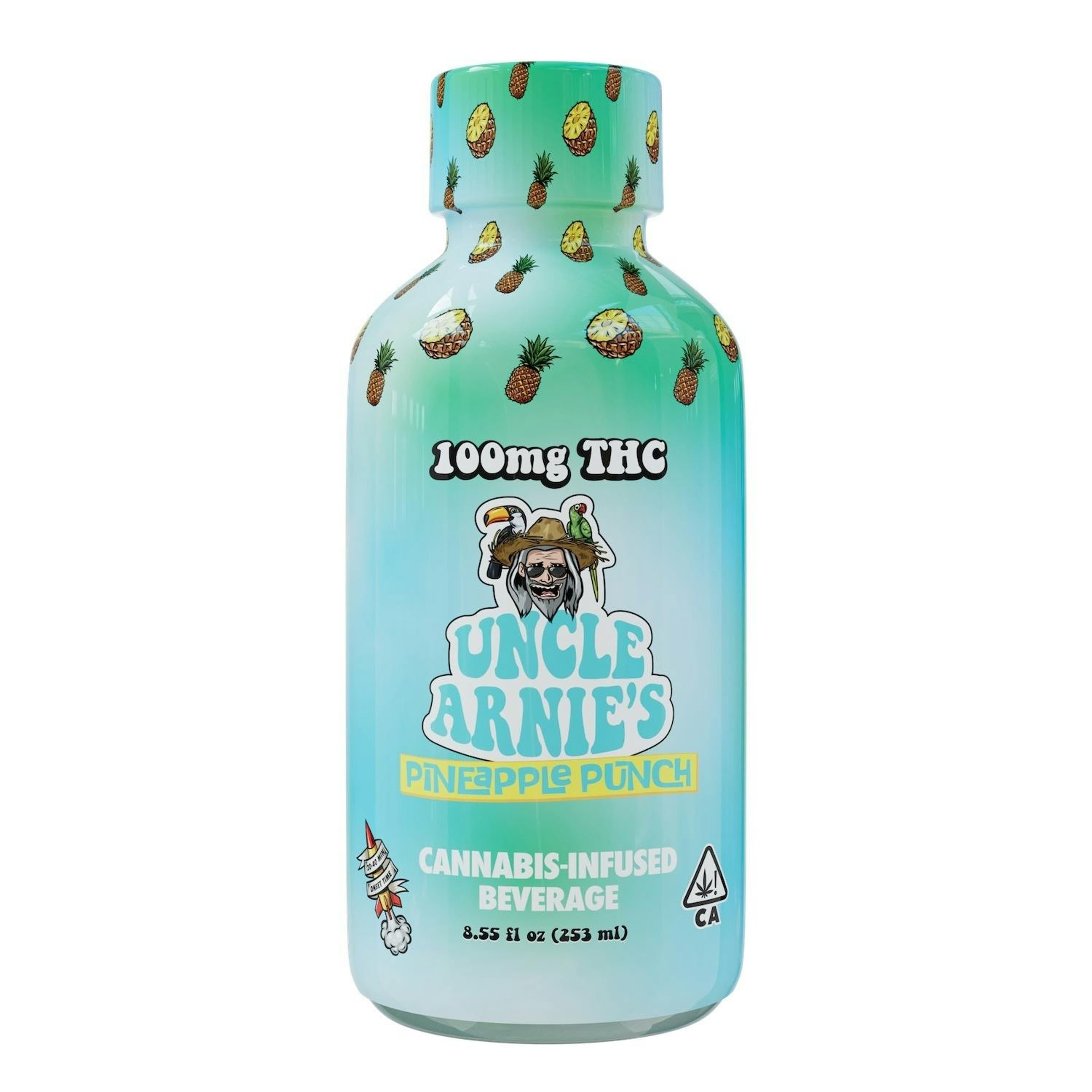 Pineapple Paradise - Beverage - Uncle Arnies - 8oz (100mg) - $9.99 - Edibles