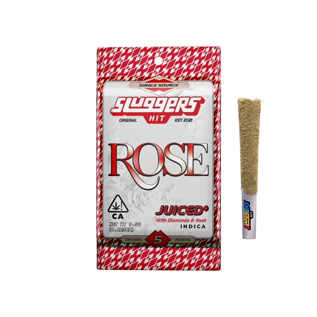 Rosé - Slugger - 5pk Infused Pre Rolls - Sluggers - Rose (I) - $40 - Pre-Rolls