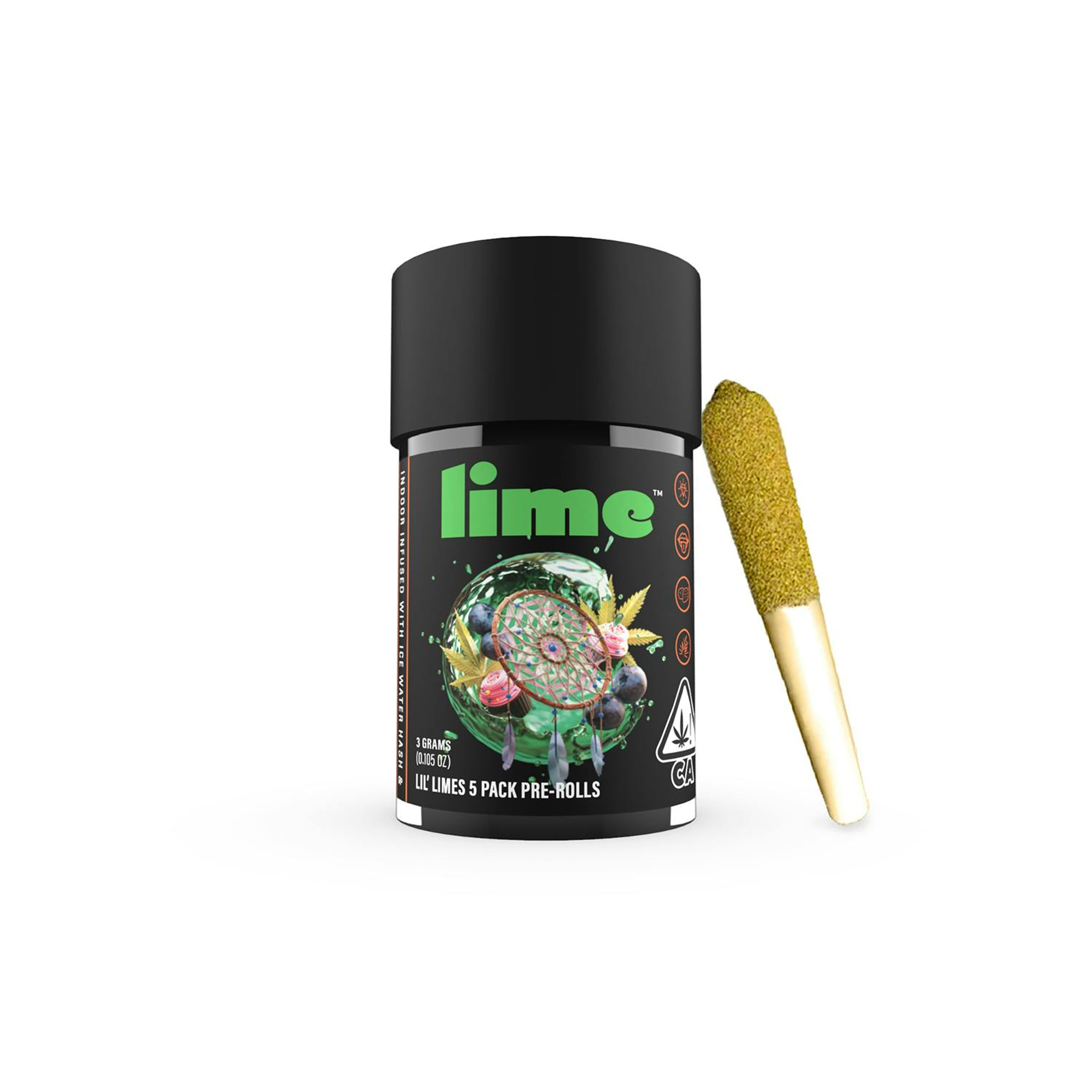 Blue Dream - Lil' Limes 5pk Pre Rolls *B2G1 EVERYDAY* - Lime - Blue Dream (S) - $29 - Pre-Rolls