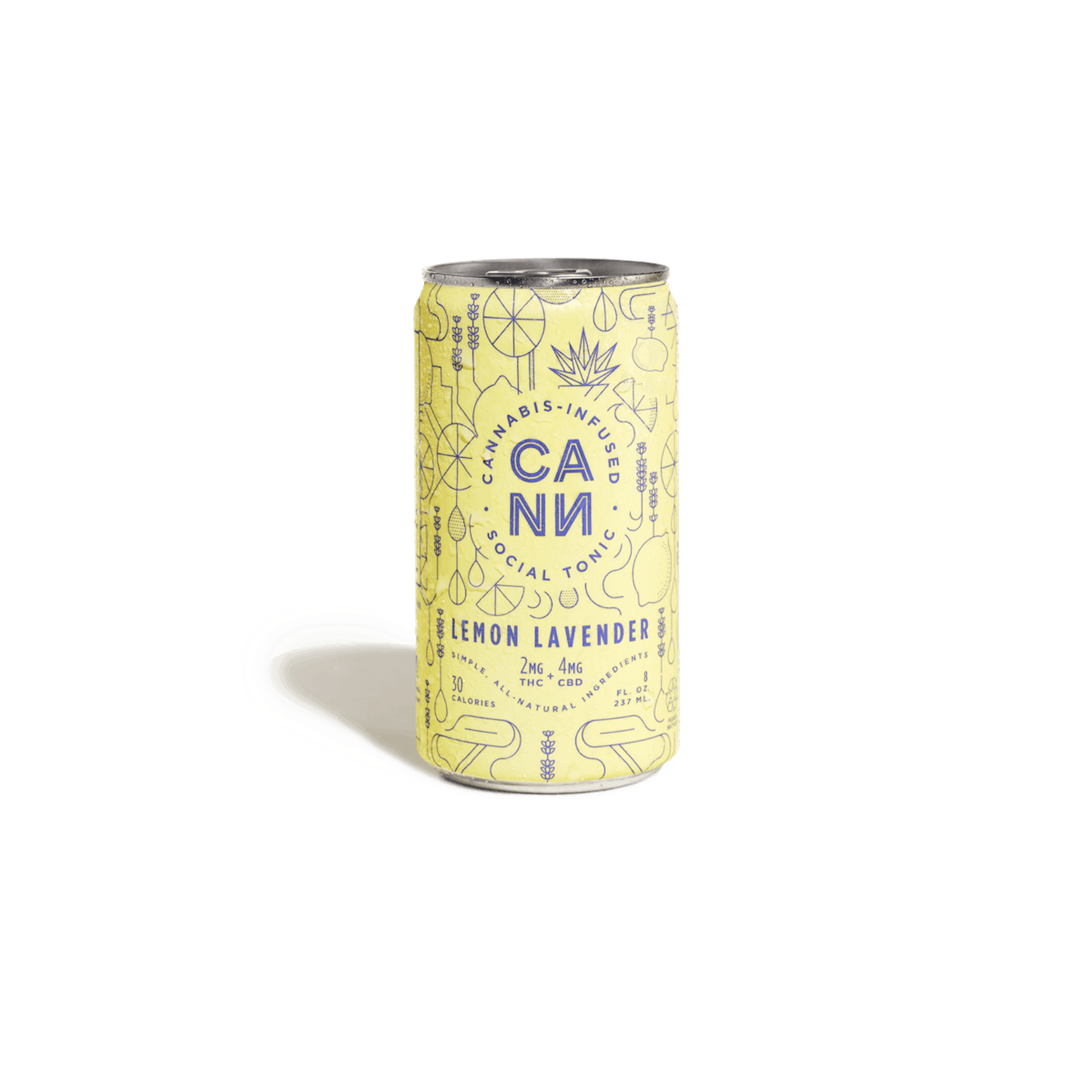 Lemon Lavender (6pk) - 12mg THC/24mg CBD Total - CANN Drinks - null - $24 - Beverages/Drinks