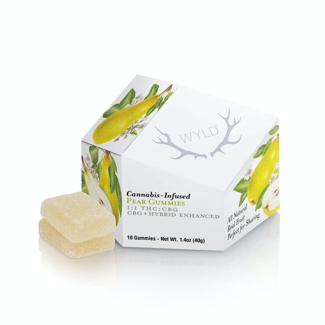 Pear 1:1 CBG | 100mg THC:CBG Gummies