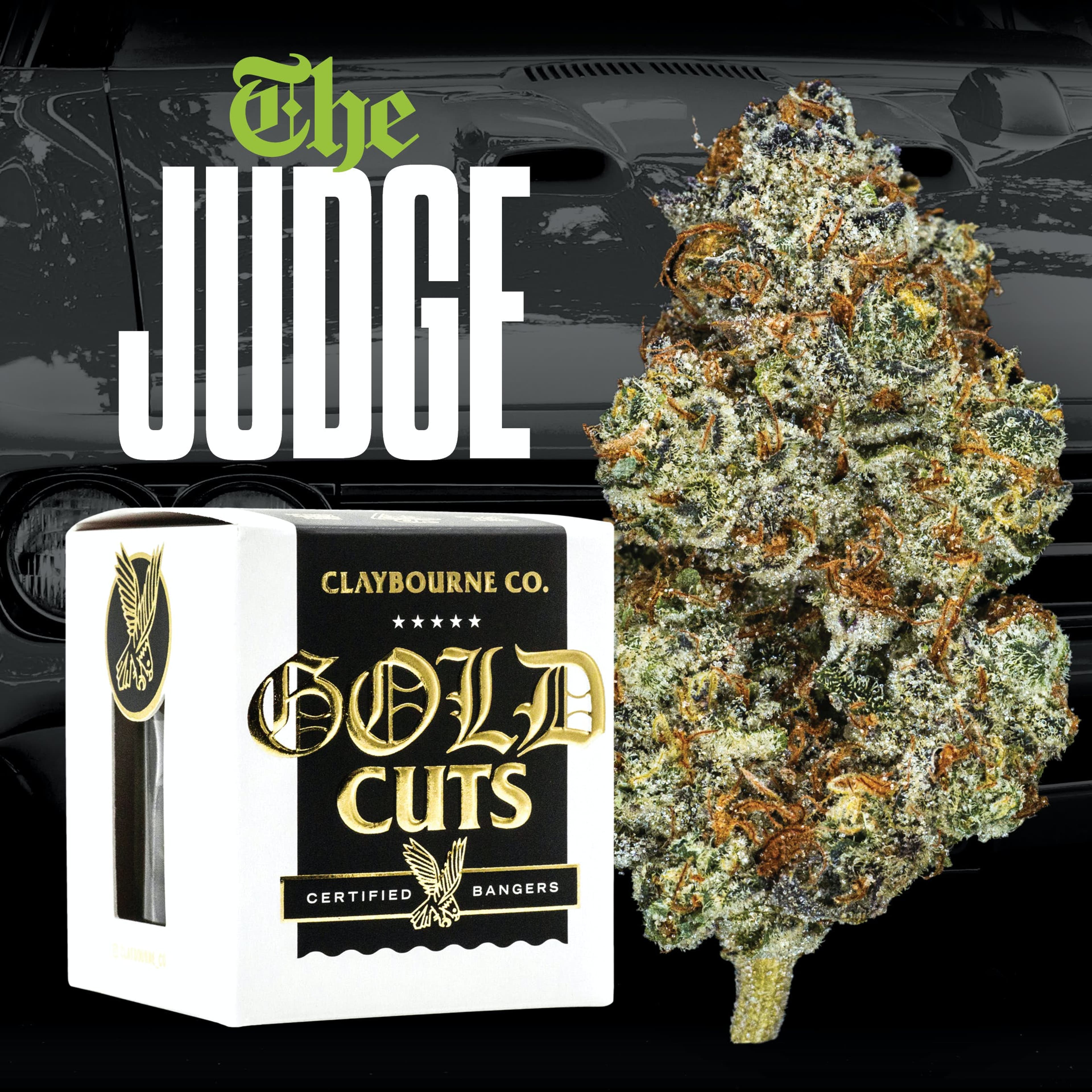 Claybourne Co: The Judge (I) | Gold Cuts - 3.5g - Claybourne Co. - - $55 - Flower