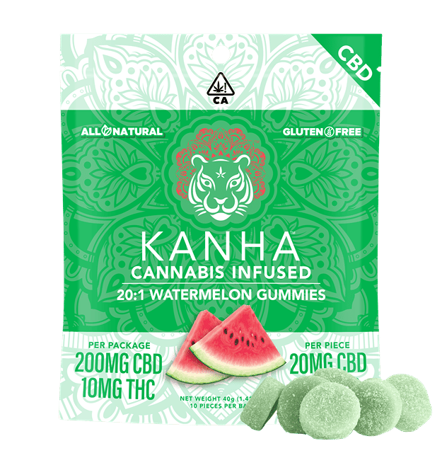 WATERMELON GUMMIES | 20:1 CBD:THC | KANHA