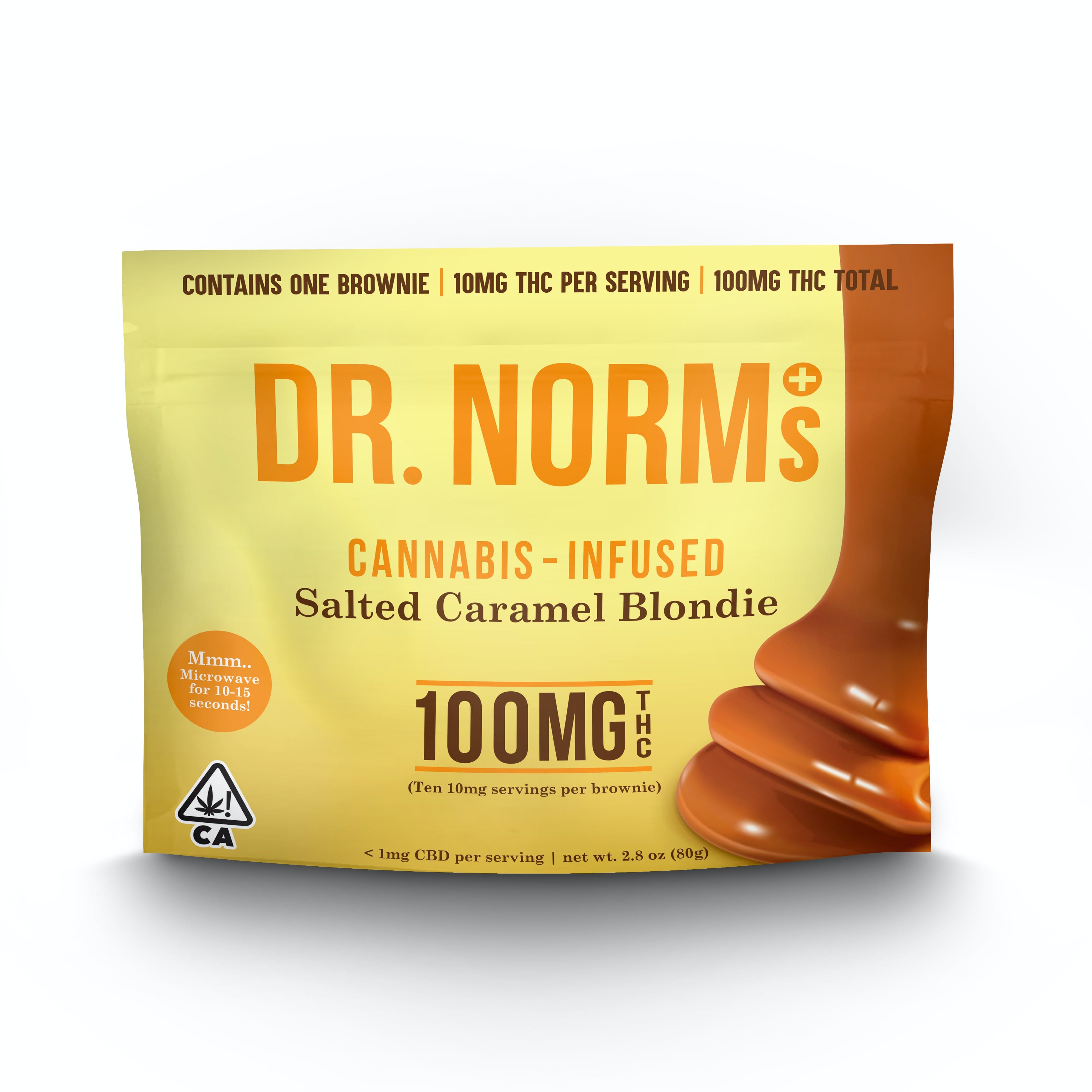 Salted Caramel Blondie 100mg - Dr Norms -  - $14.40 - Edibles