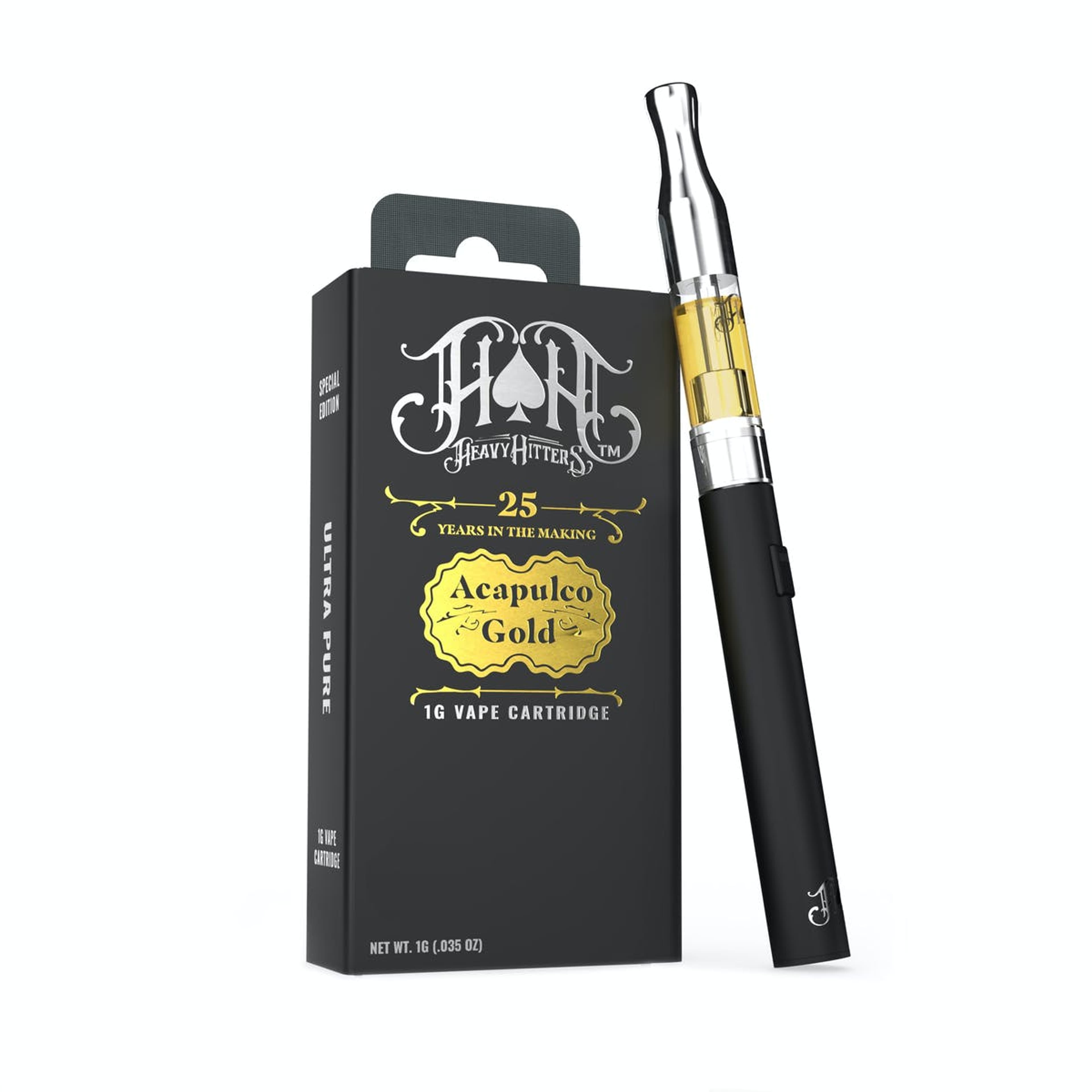 Acapulco Gold | Ultra Potent Cartridge - 1g - Heavy Hitters - - $50 - Cartridges / Pods