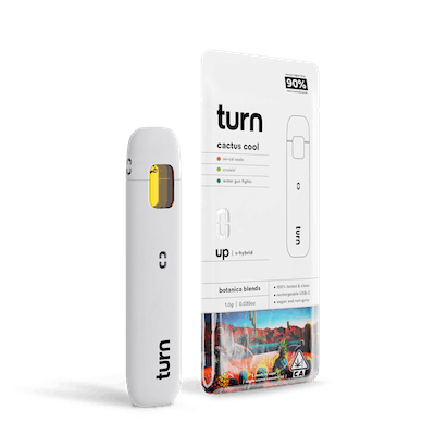 Turn Up Botanica Blends | 1g - Cactus Cool - AIO  - Sativa Hybrid - Turn -  - $27 - All-In-Ones