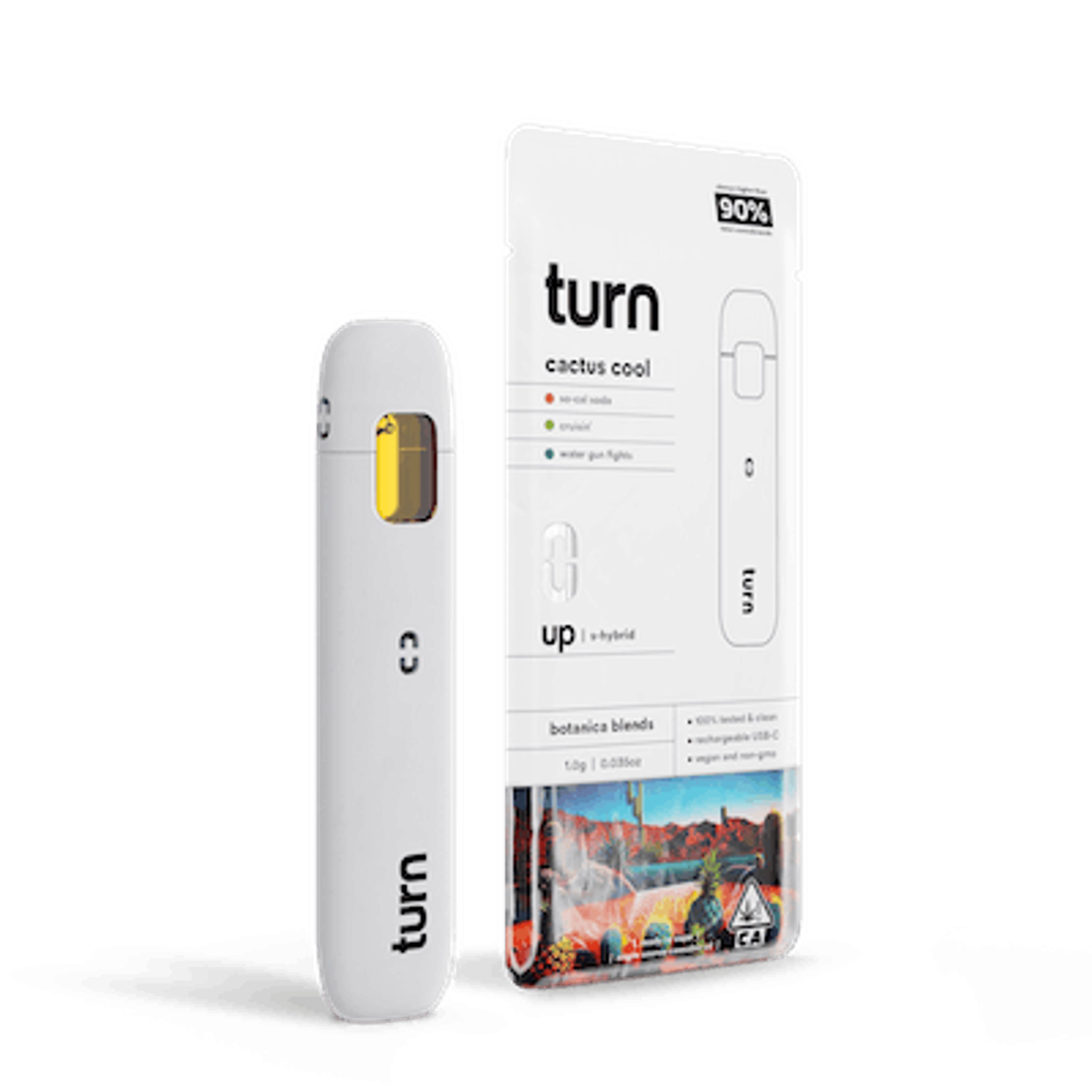 Turn Up Botanica Blends | 1g - Cactus Cool - AIO - Sativa Hybrid - Turn - - $27 - All-In-Ones