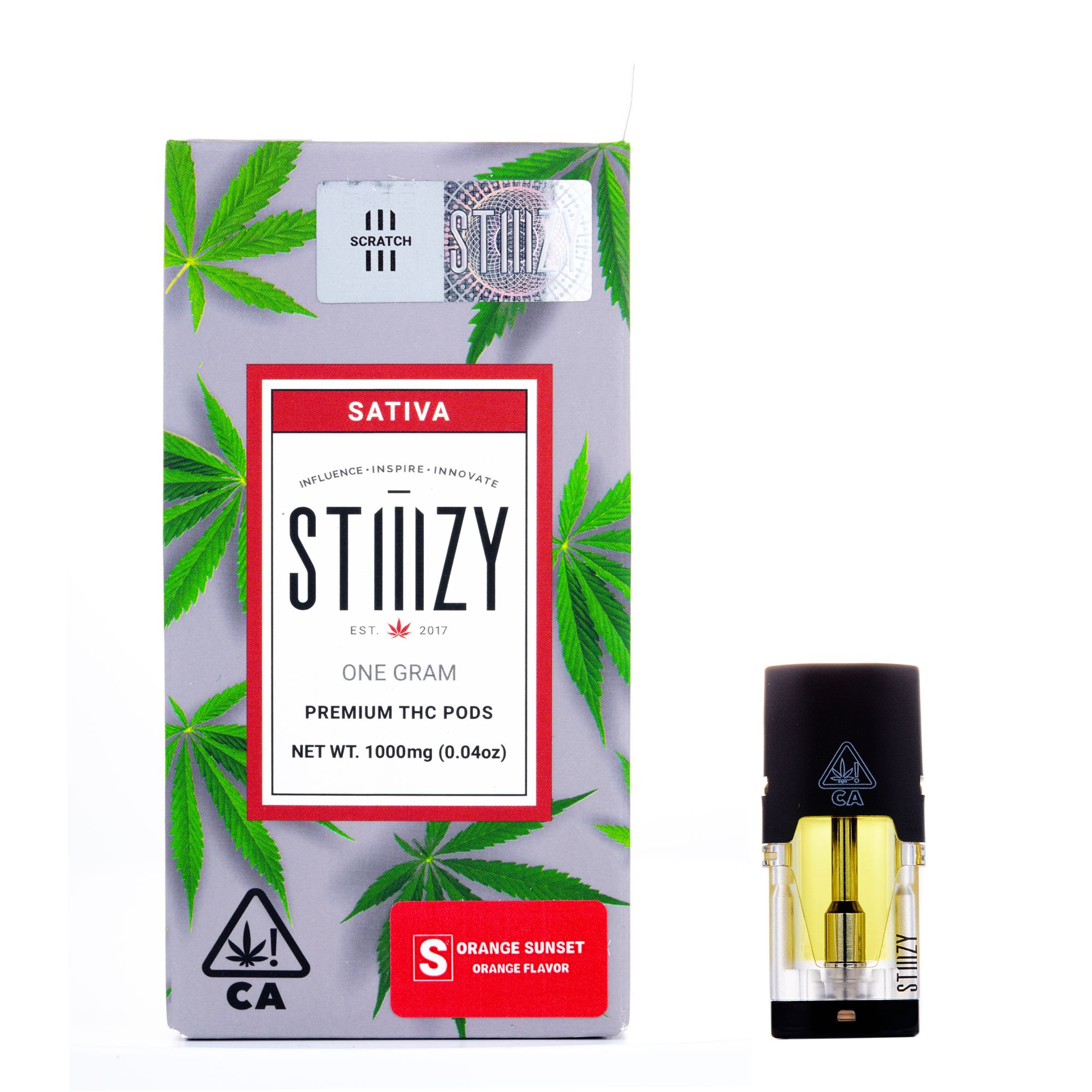 Orange Sunset - 1G Regular Pod *SPECIAL PRICING* *B2G1 EVERYDAY* - STIIIZY - Orange Sunset (S) - $21.50 - Cartridges