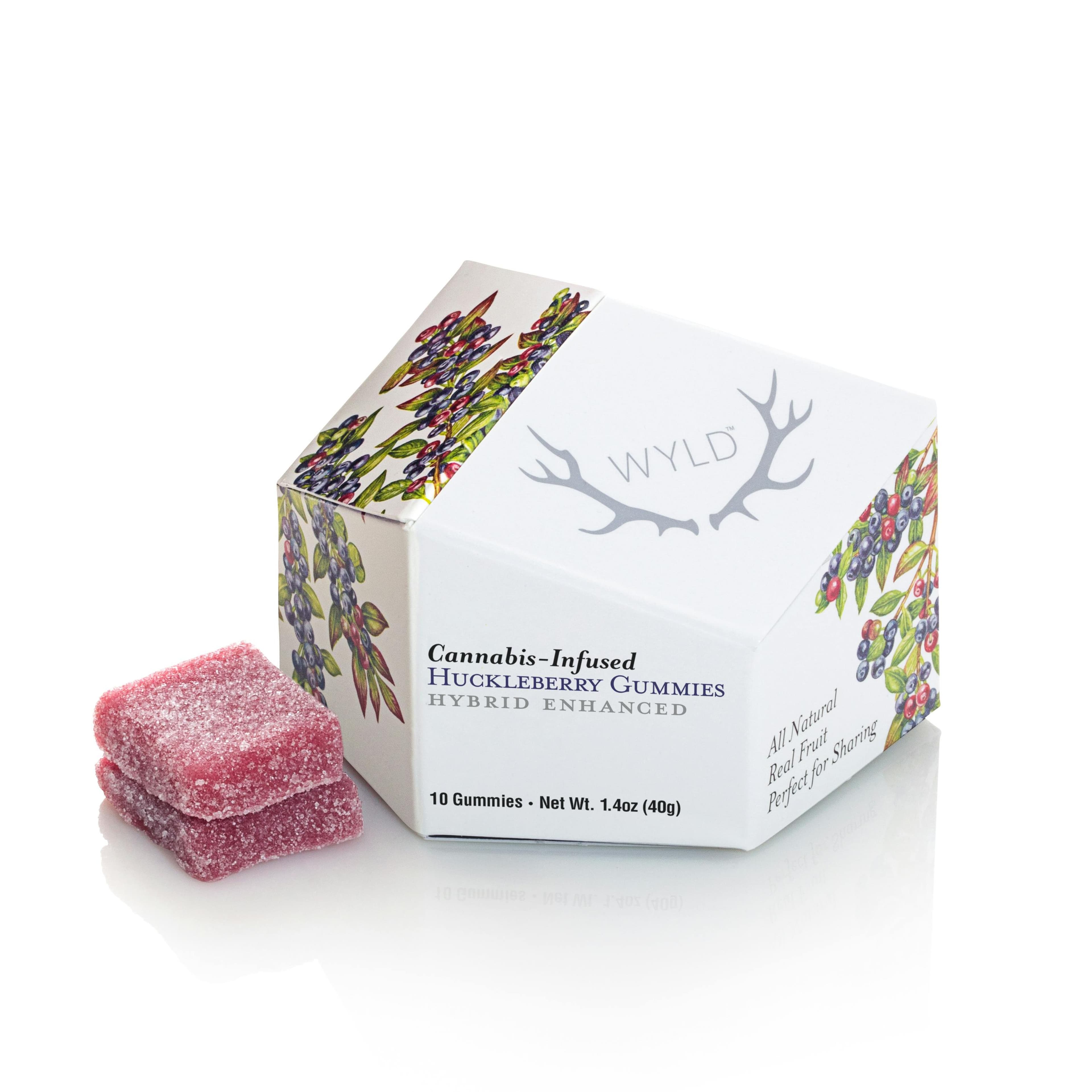 HUCKLEBERRY THC 100MG - WYLD - - $15.50 - Edibles