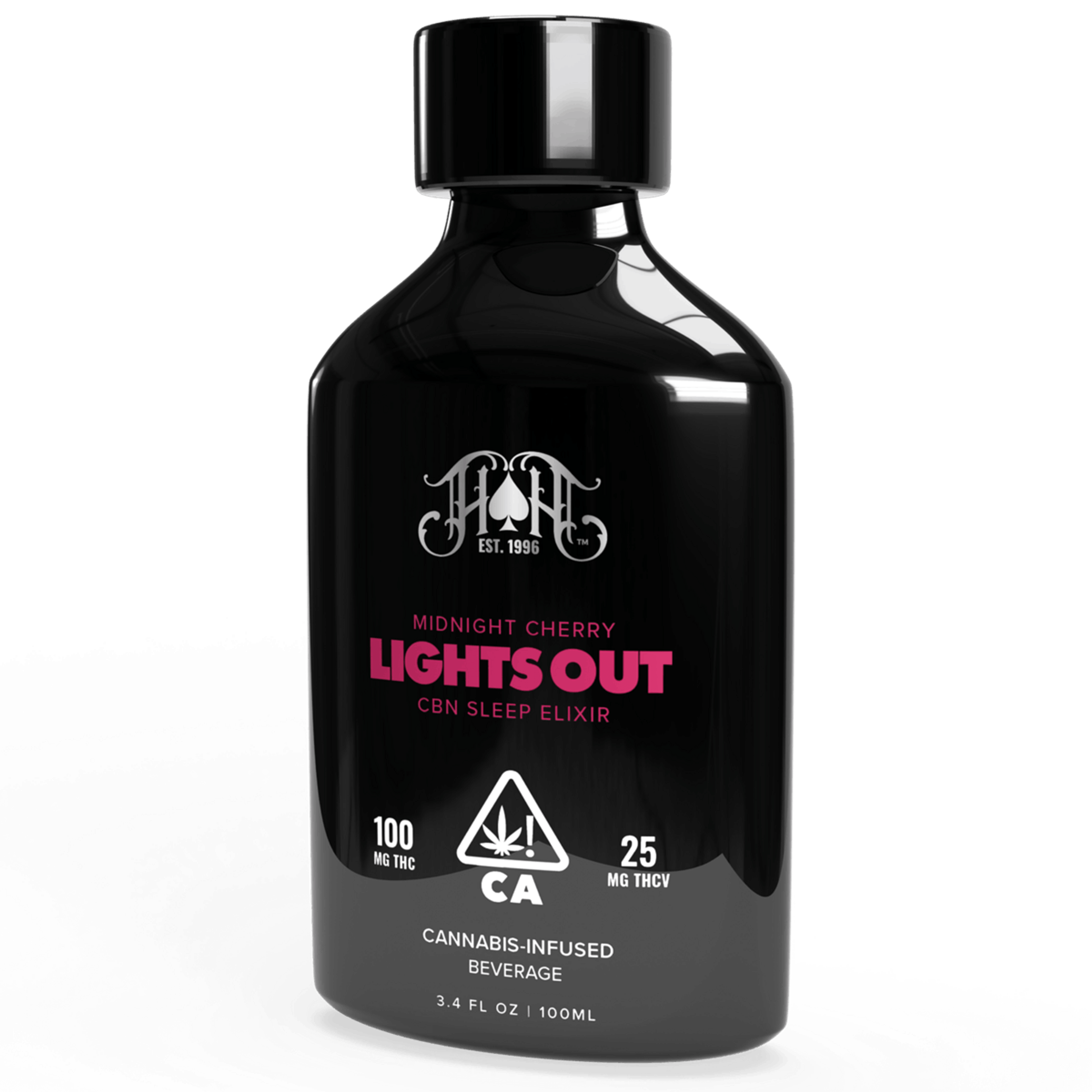Midnight Cherry | Indica - Lights Out CBN Sleep Elixir - Heavy Hitters - - $28 - Edibles