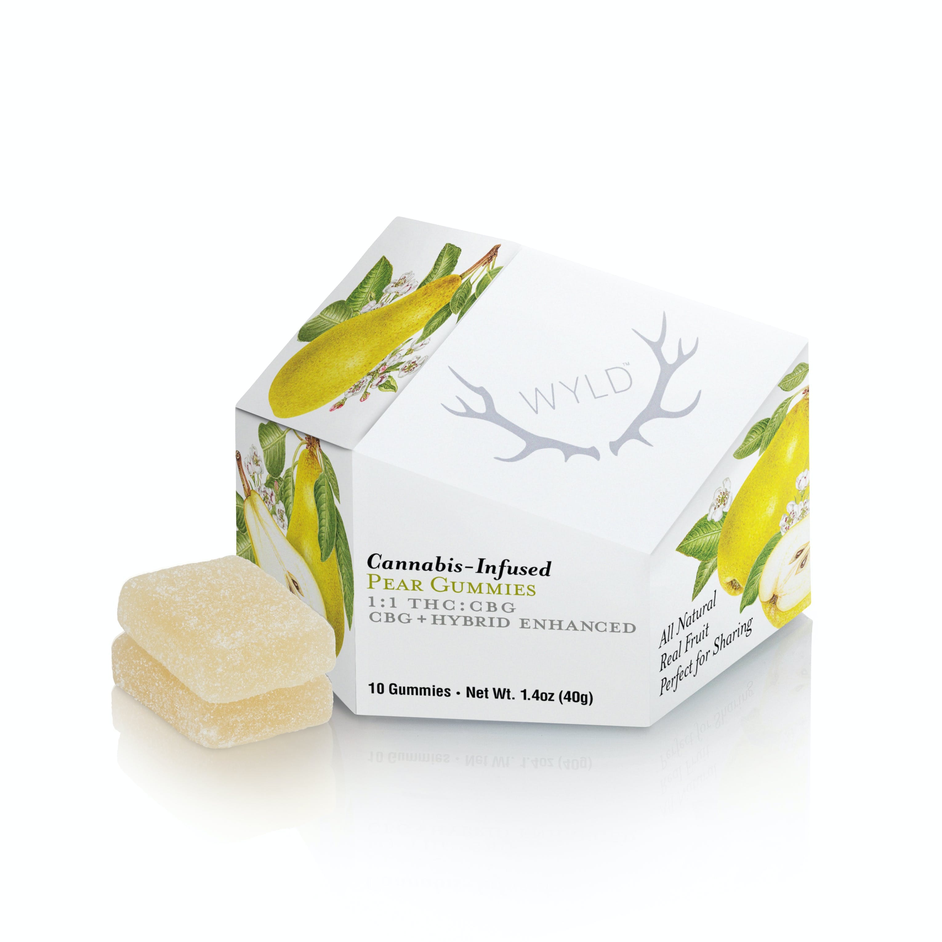 PEAR 100MG CBG - WYLD -  - $19.25 - Edibles