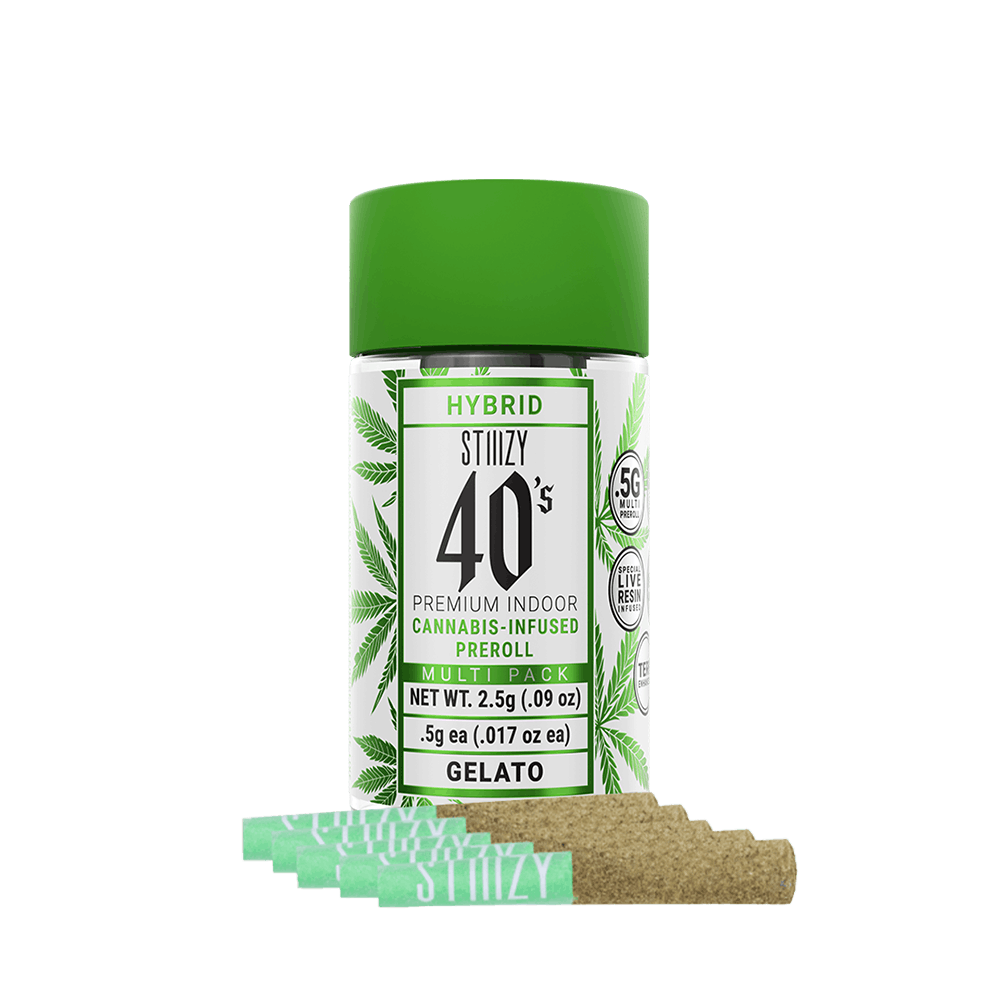 Gelato - 2.5g Pre roll PK 40 - STIIIZY -  - $18 - Pre-Rolls