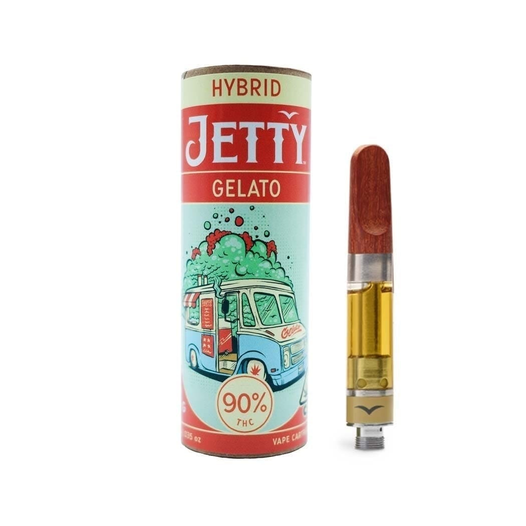 Gelato - Cart - Jetty Extracts - One Gram - $39.99 - Vape Cartridges (Universal 510 Battery Required)