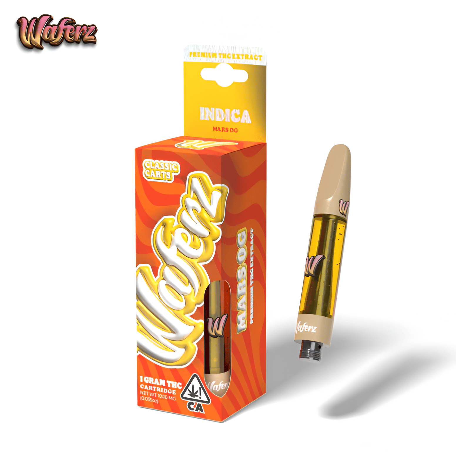 Waferz - Mars OG - Classic Cartridge - 1g - Waferz - Mars OG - $19.99 - Vapes