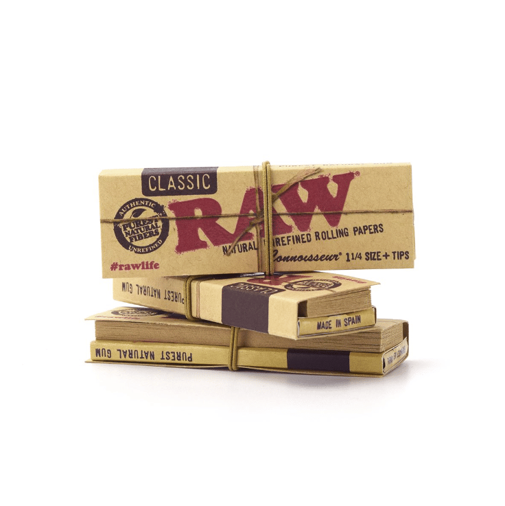 RAW | Papers - Connoisseur 1 1/4 Size + Tips 50pk - Raw -  - $4 - Accessories
