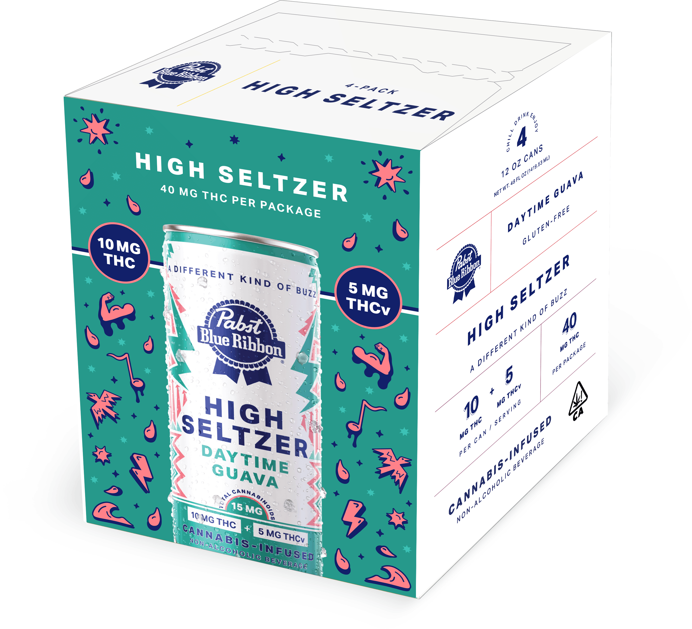 Daytime Guava 4 pack x 15mg - Pabst -  - $14.40 - Drinks