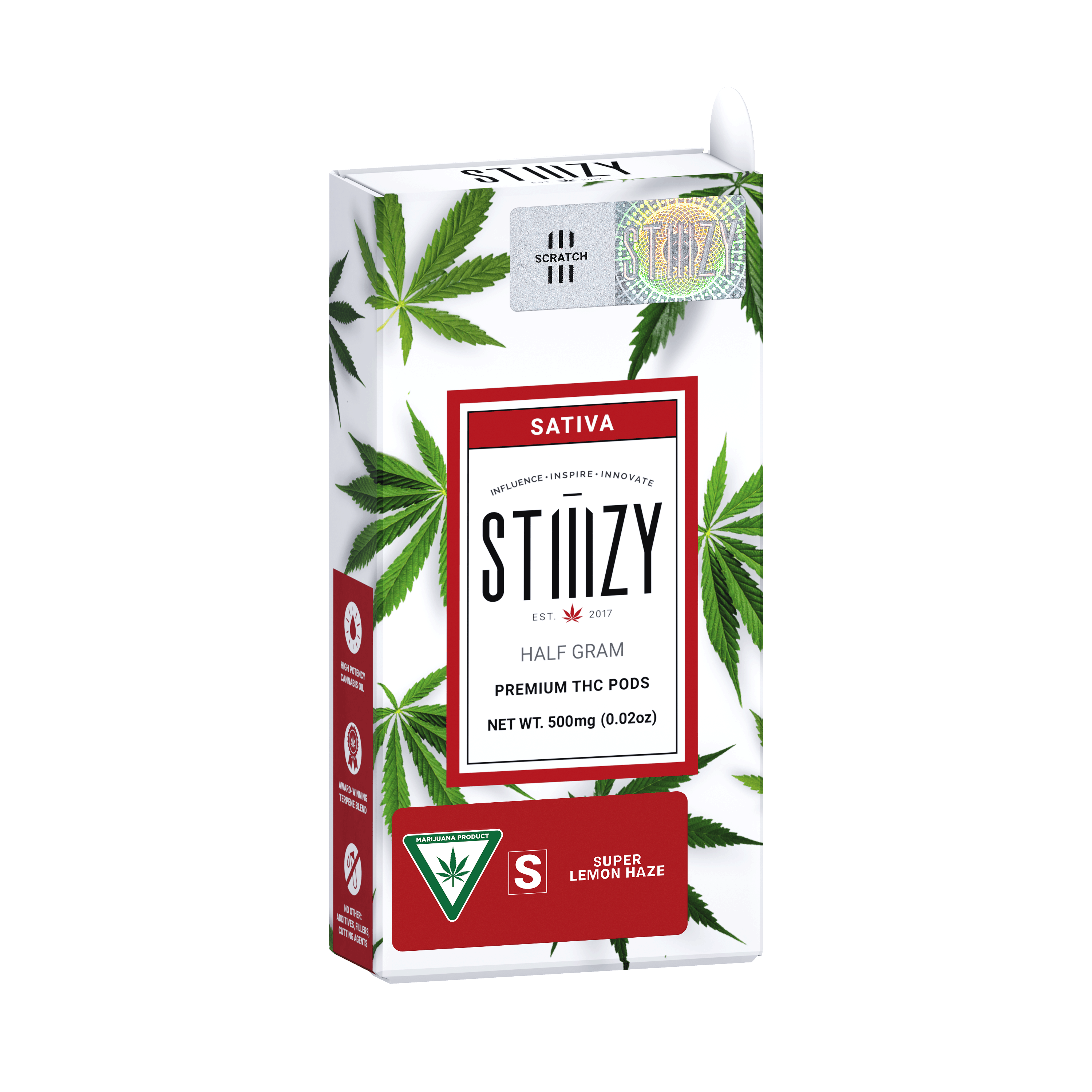 Pod: Super Lemon Haze - .5g - STIIIZY -  - $15 - Cartridges / Pens