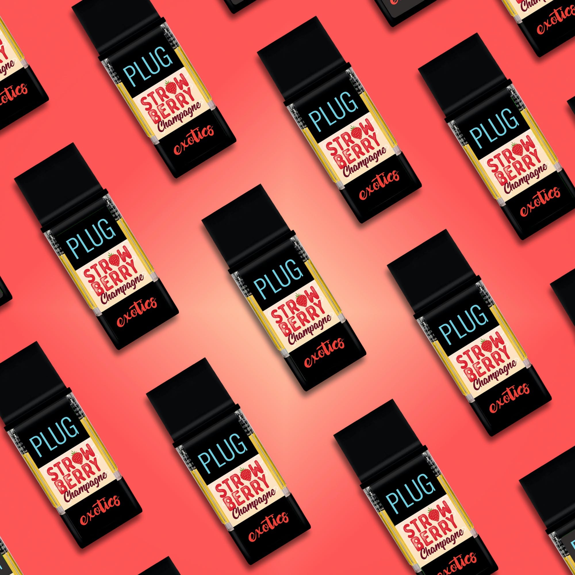 Exotics | Strawberry Champagne Pod - 1g - PLUGplay -  - $34 - Cartridges / Pods