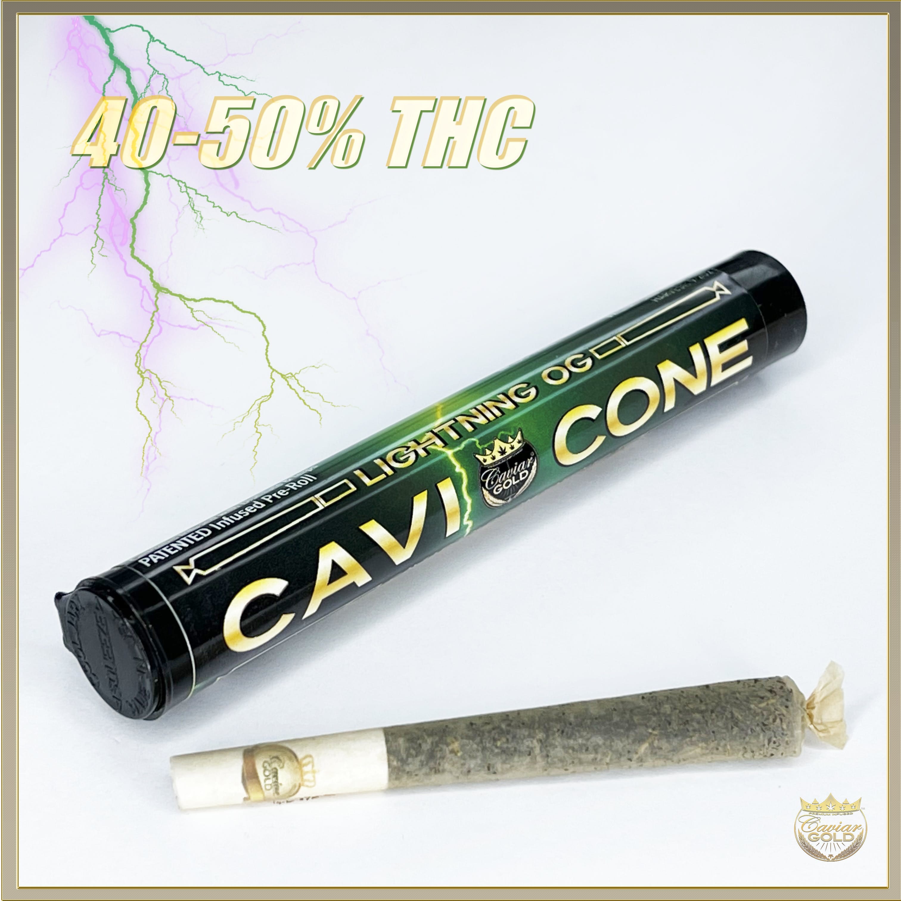 Caviar Gold: Lightning OG Cone