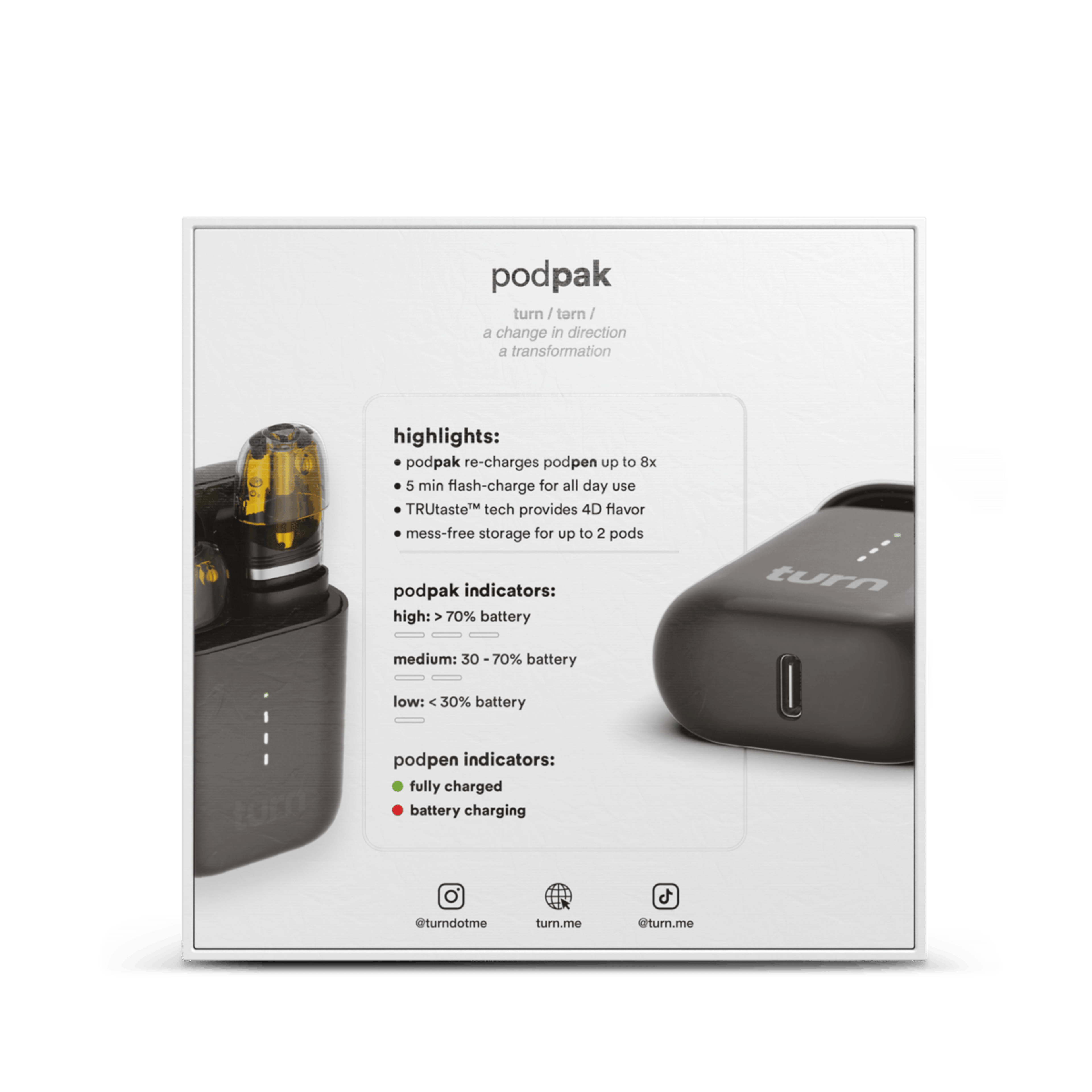 Turn: Podpak | black battery case - turn - - $20 - Batteries & Accessories