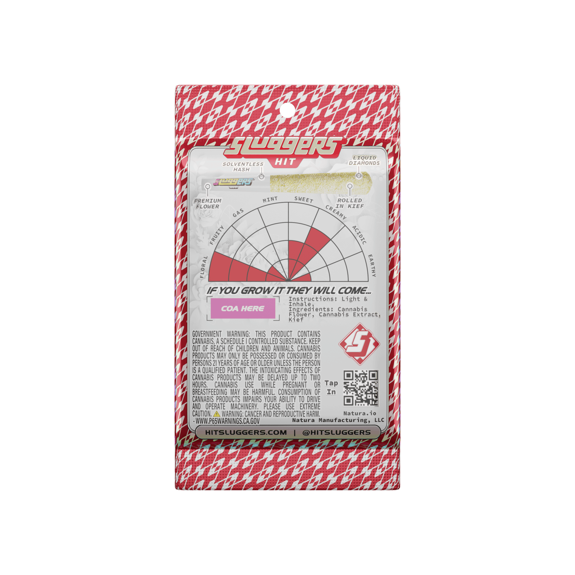 Rose - Diamond Edition- Sluggers - Infused Preroll - 3.5g 5pk - Sluggers -  - $45 - Flowers