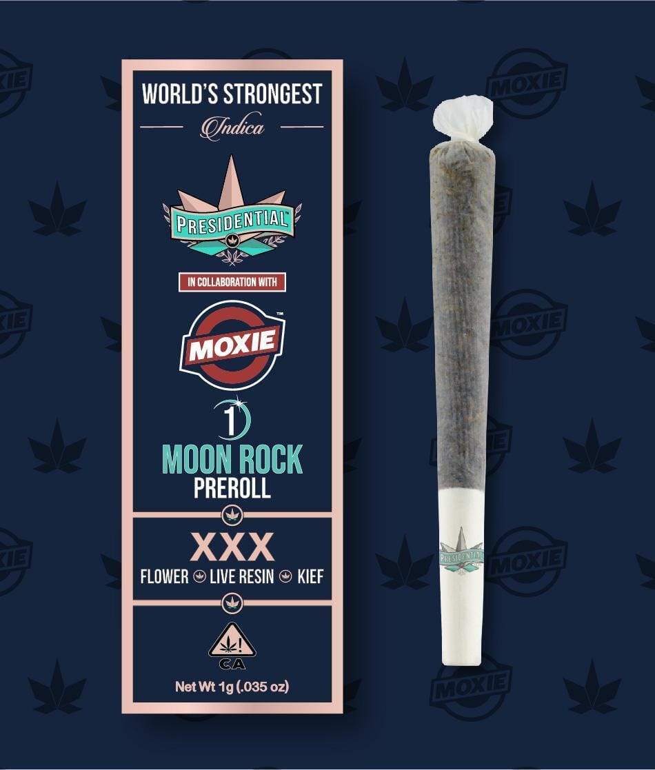 XXX - 1G Moon Rock Pre Roll - Presidential - XXX (I) - $13 - Pre-Rolls
