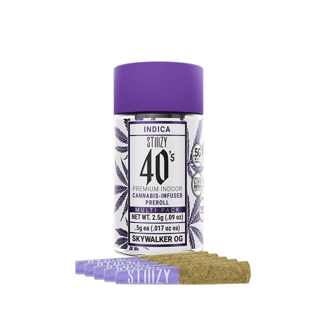 40's Skywalker OG | 2.5g | .5g x 5 Infused Pre-Roll Pack