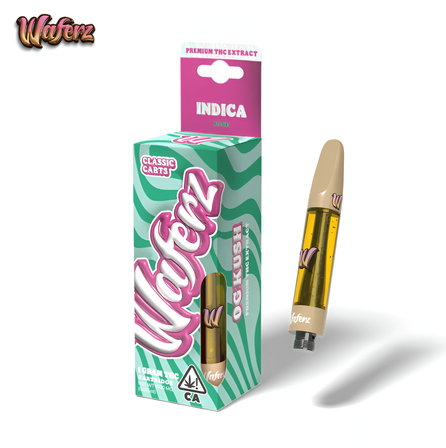 Waferz - OG Kush - Classic Cartridge - 1g - Waferz - Full Gram - $19.99 - Vapes