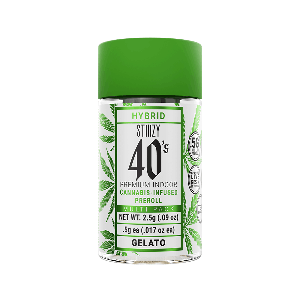 Gelato - 2.5g Pre roll PK 40 - STIIIZY -  - $18 - Pre-Rolls
