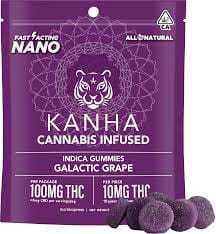$25.67 Galactic Grape NANO Indica Gummies - Kanha -  - $18.49 - Edibles