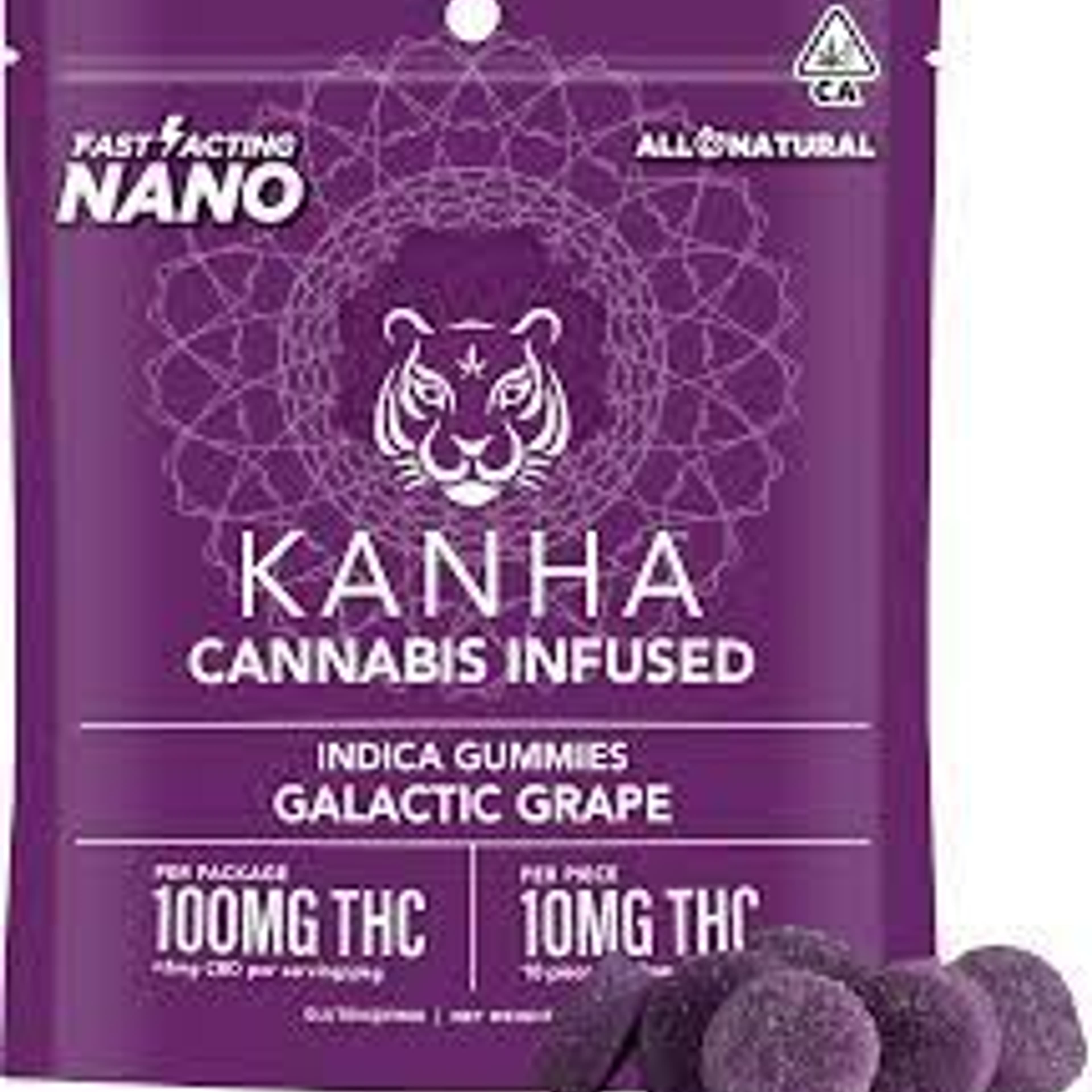 $25.67 Galactic Grape NANO Indica Gummies - Kanha - - $18.49 - Edibles