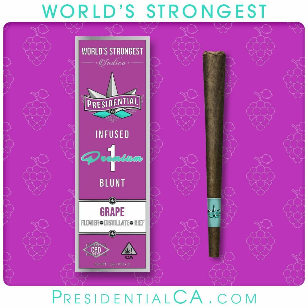 GRAPE 1.5G BLUNT - PRESIDENTIAL -  - $19.25 - Pre-Rolls