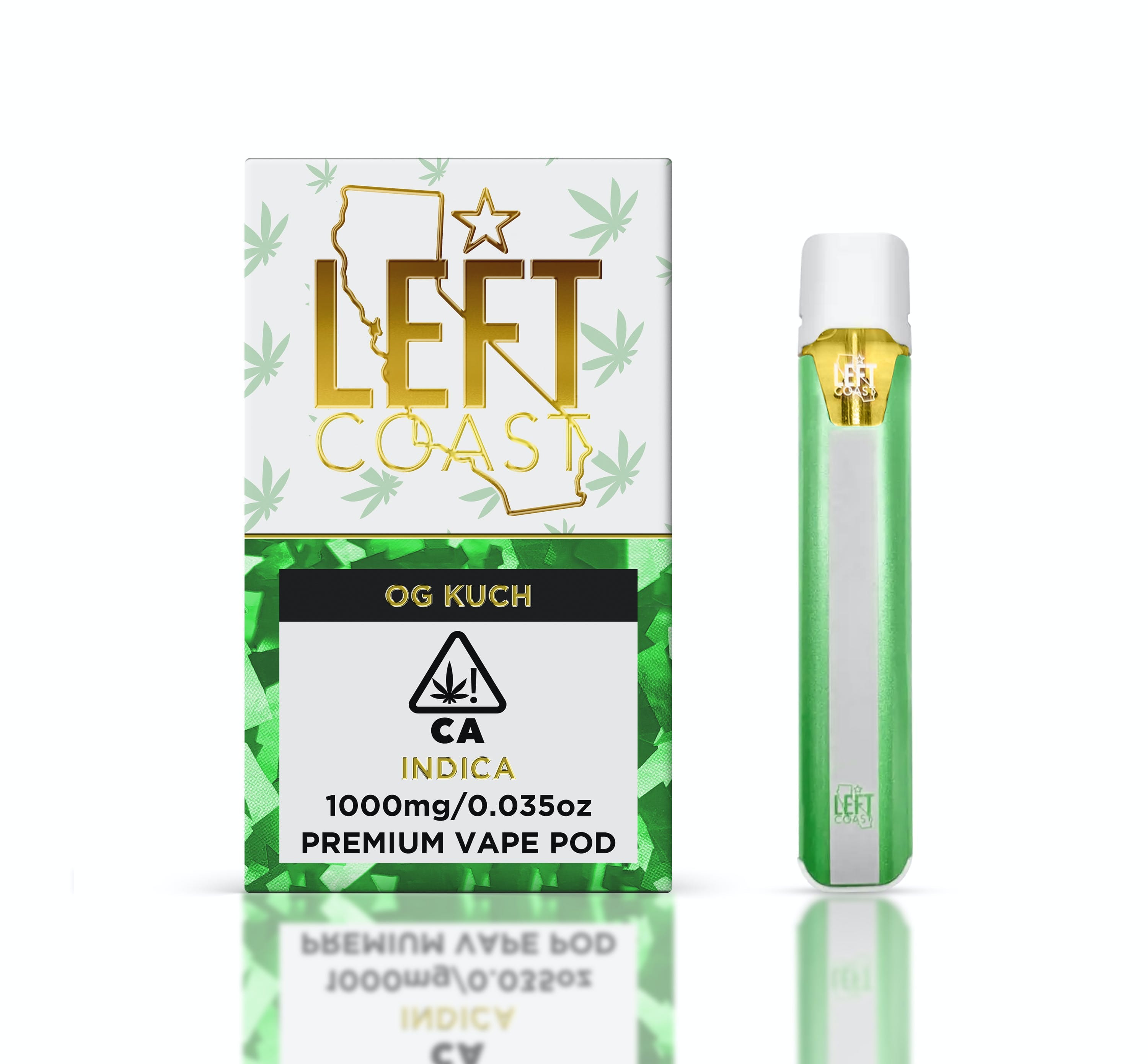 OG Kush - Pod - LEFT COAST - One Gram - $21.99 - Pods (STIIIZY + PlugPlay + PAX + Left Coast)
