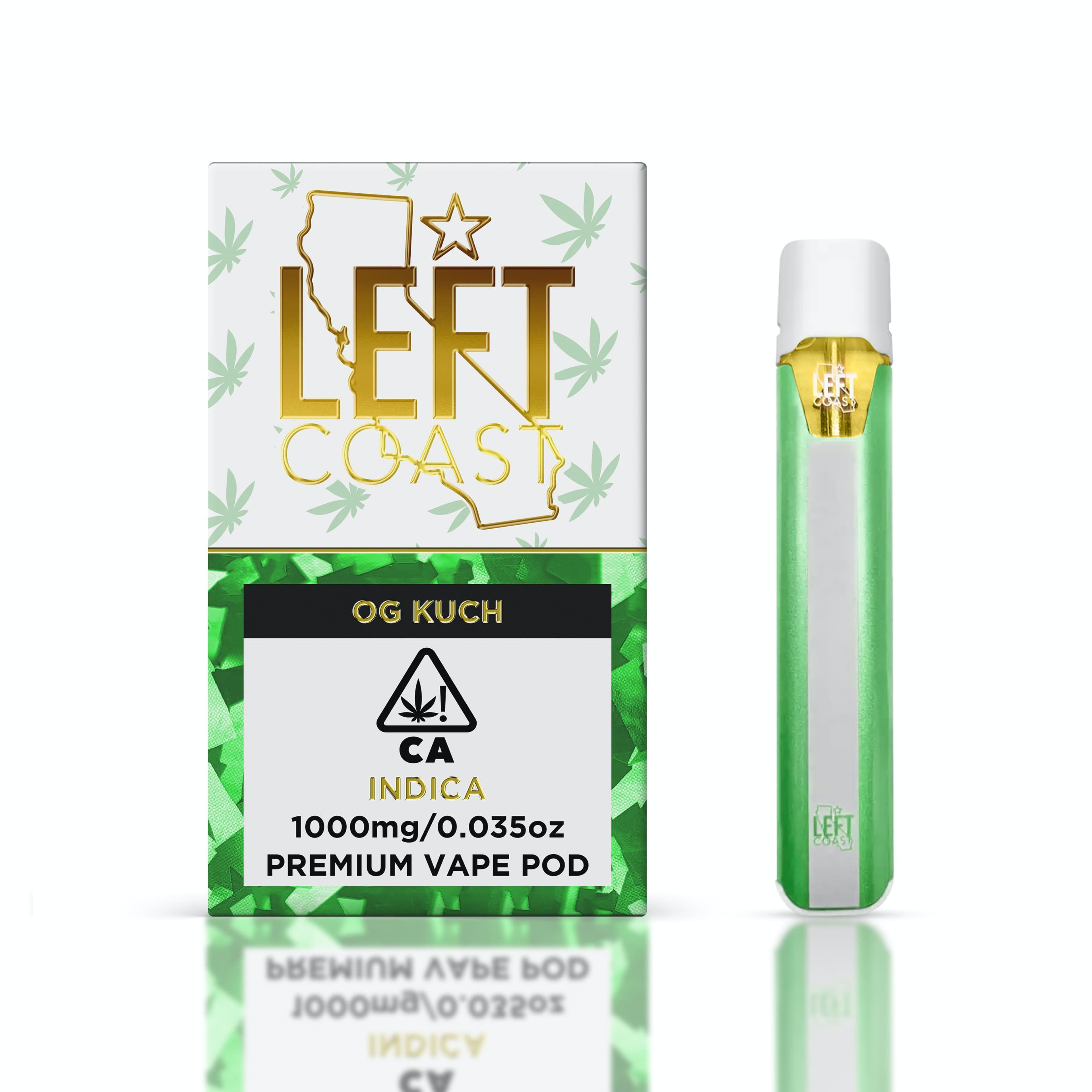 OG Kush - Pod - LEFT COAST - One Gram - $21.99 - Pods (STIIIZY + PlugPlay + PAX + Left Coast)
