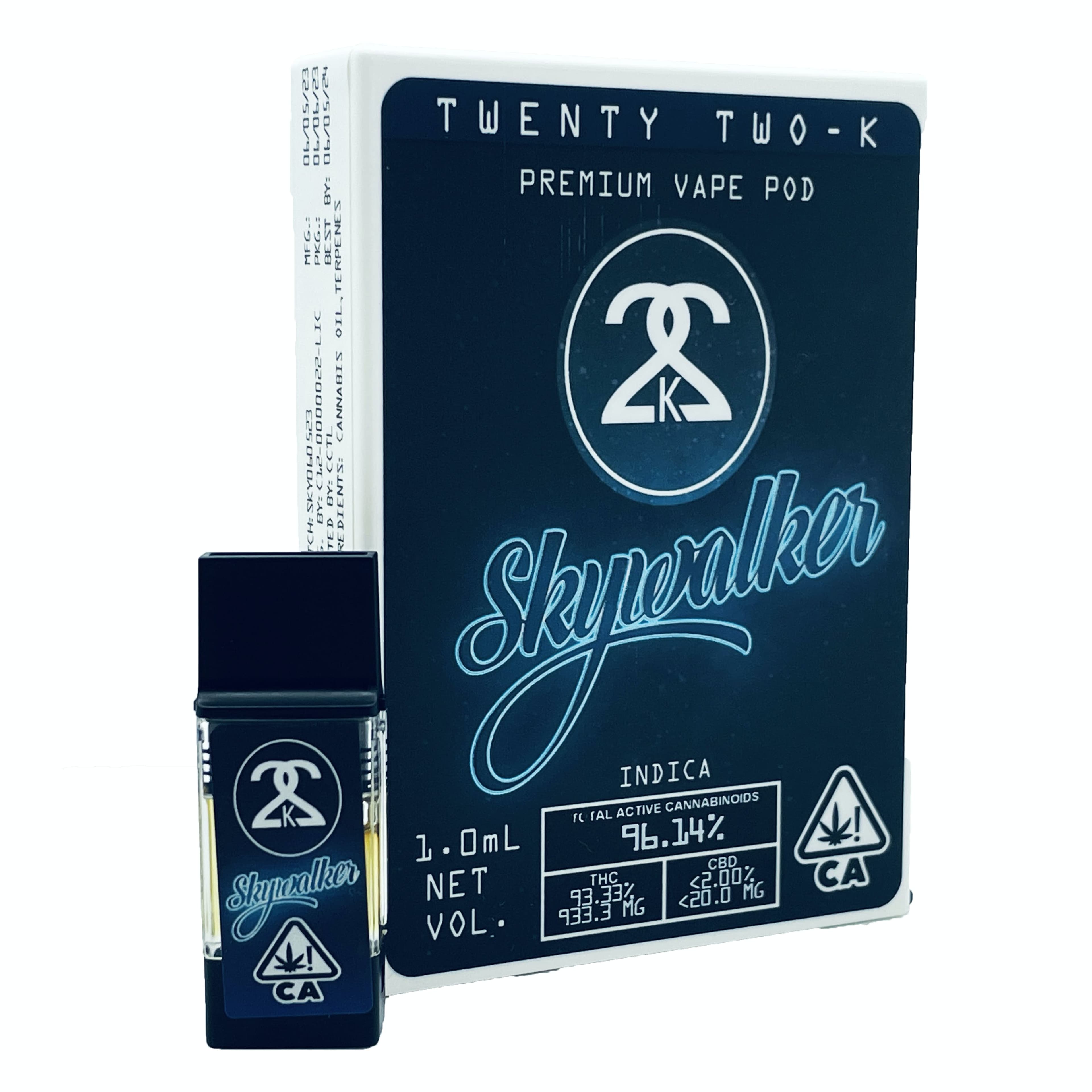 Skywalker | Premium Vape Pod - 1g - Twenty Two K / 22k - - $30 - Cartridges / Pods