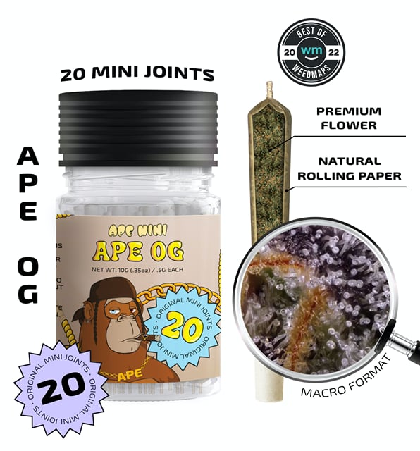 Ape OG — 20 original mini joints (10g | 0.5g each)