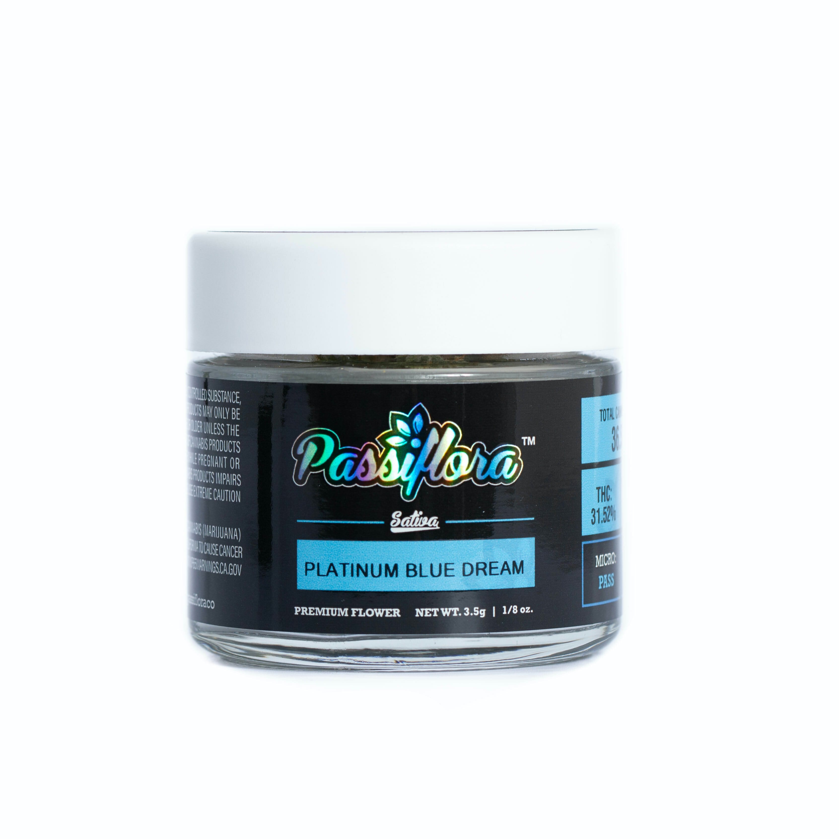 Platinum Blue Dream Premium Flower - 3.5g - Passiflora -  - $45 - Flower