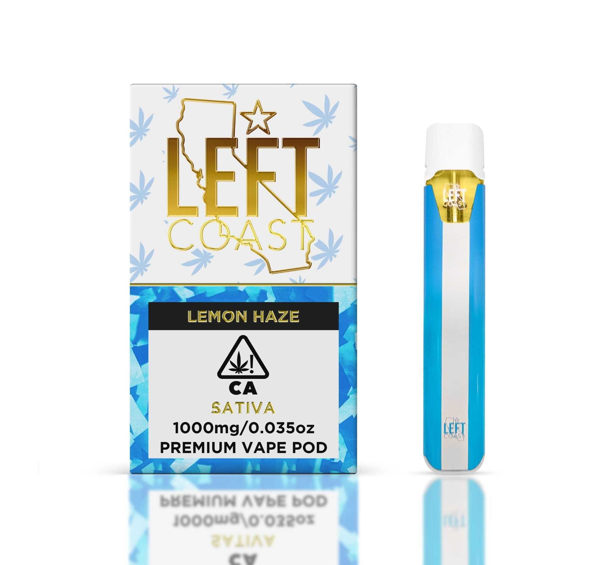 Lemon Haze - Pod - LEFT COAST - One Gram - $21.99 - Pods (STIIIZY + PlugPlay + PAX + Left Coast)
