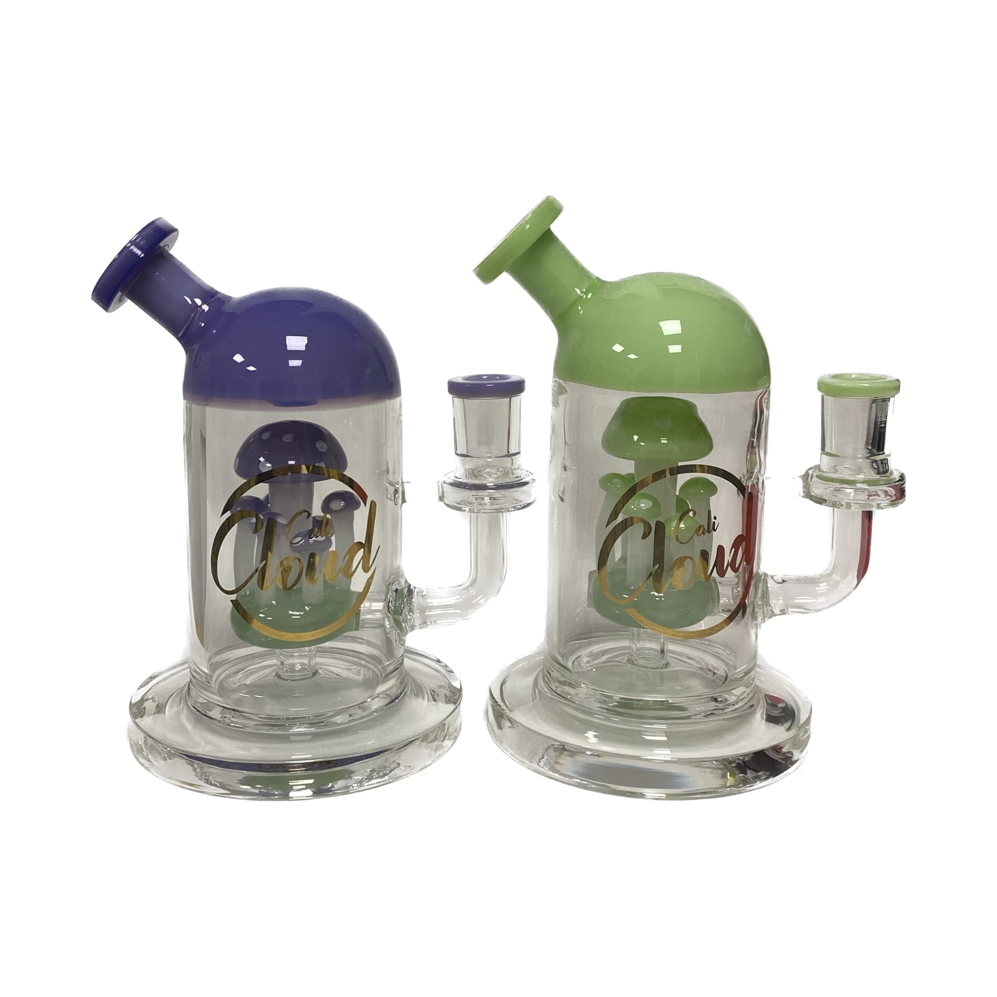 6.5" Mushroom Chamber Bubbler by Cali Cloudx (Assorted Colors) - Glass and Accessories -  - $45 - Paraphernalia