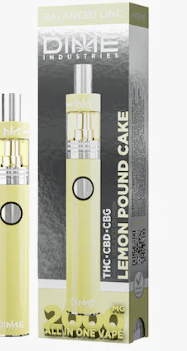 Lemon Pound Cake 2G All In One - Dime Industries -  - $36.30 - Cartridges