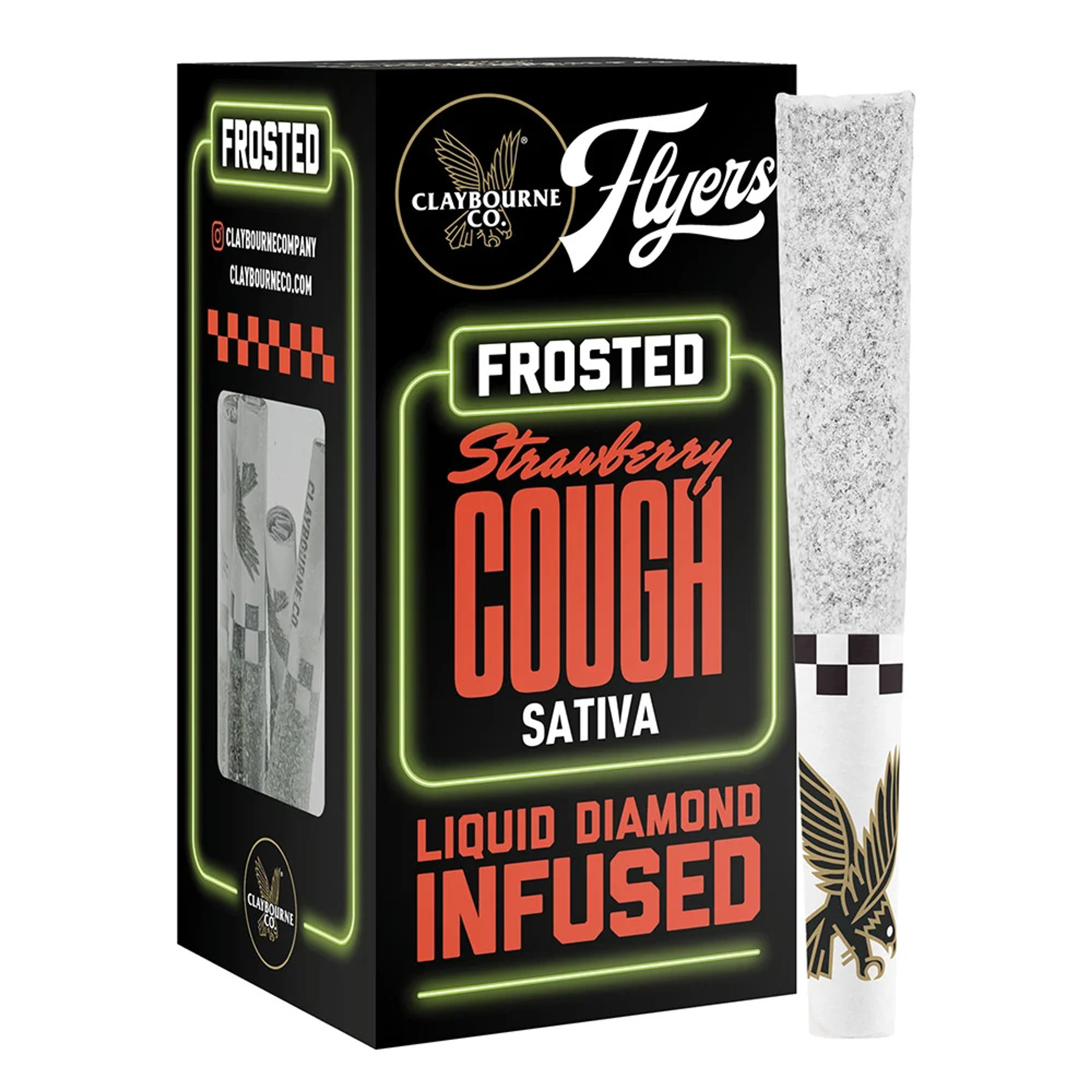 Frosted Flyers Strawberry Cough 5 Pack - Claybourne Co. - 5 Pack - $40 - Pre-Rolls