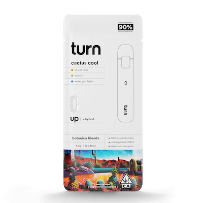 Turn Up Botanica Blends | 1g - Cactus Cool - AIO  - Sativa Hybrid - Turn -  - $27 - All-In-Ones