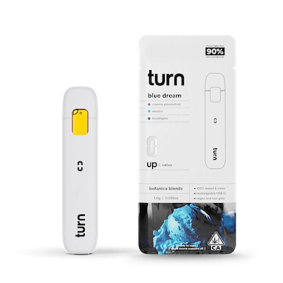 Turn Up Botanica Blends  AIO | 1g - Blue Dream- Sativa - Turn -  - $27 - All-In-Ones