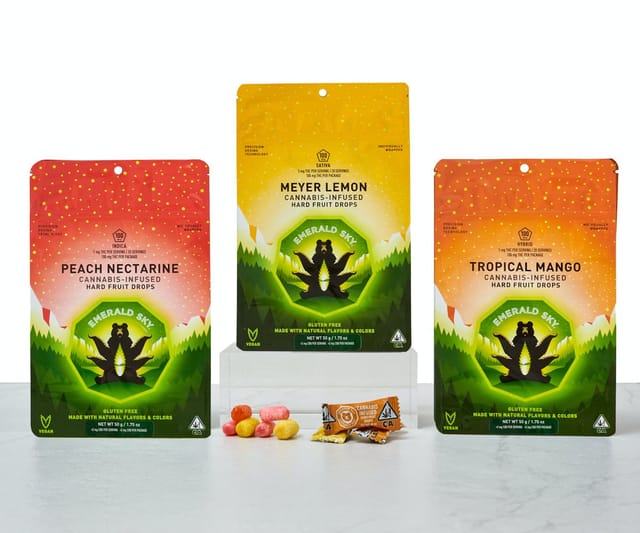 Emerald Sky — Peach Nectarine Hard Candy
