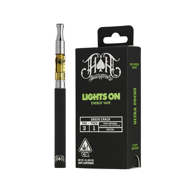 Lights On | Green Crack THCV | 1g Cartridge