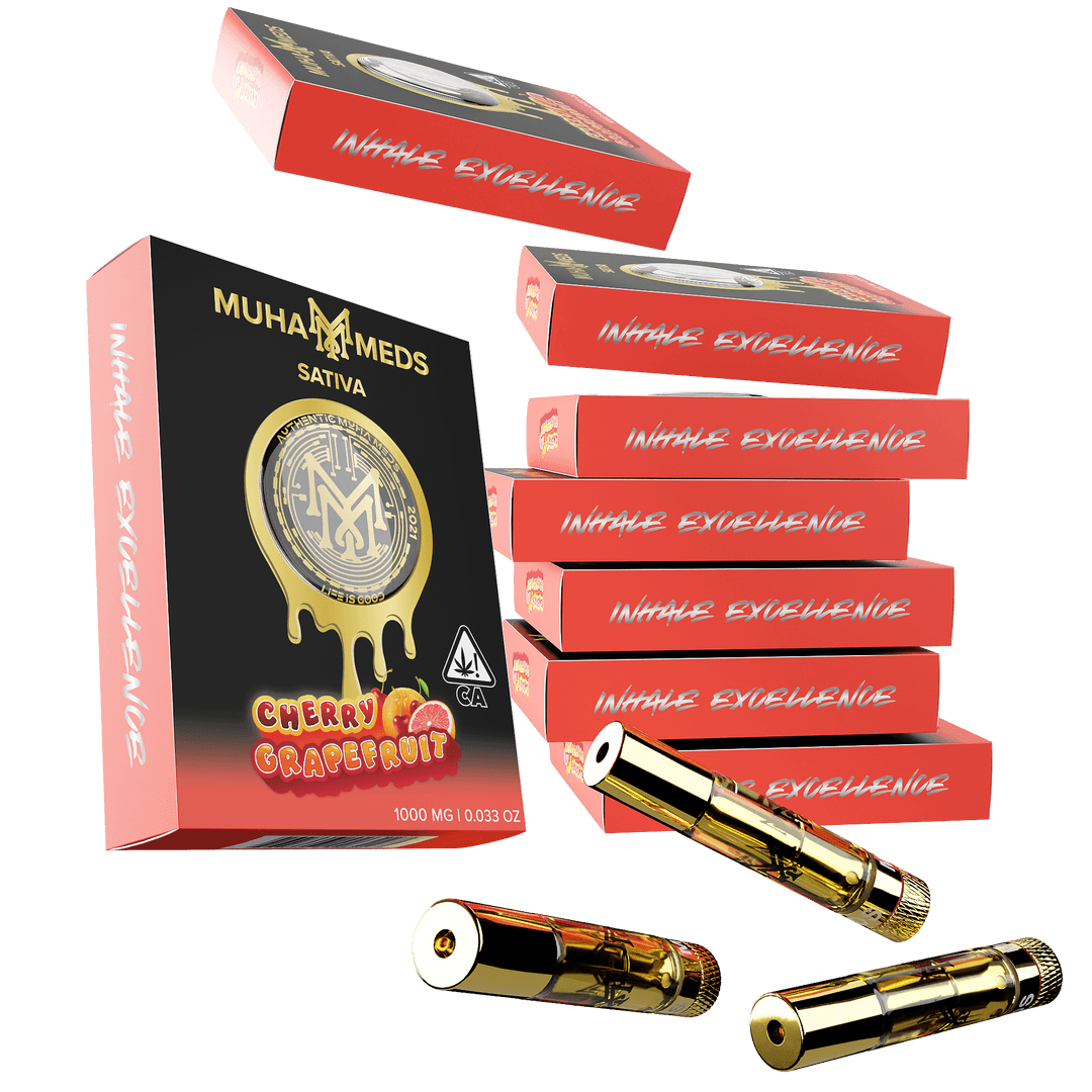 Muha Meds | 1g Cherry Grapefruit | Cartridge | Sativa - Muha Meds -  - $16 - Vape Carts